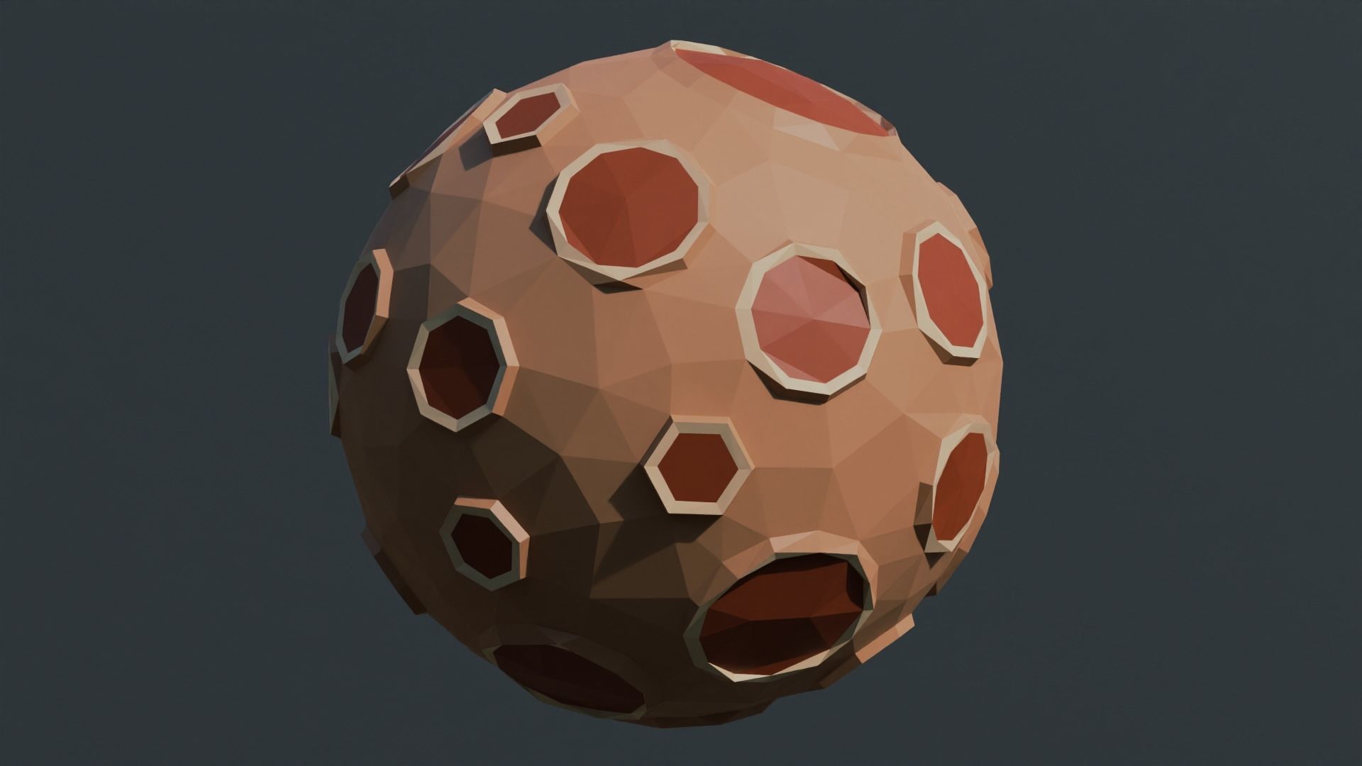 Planet Low Poly Pack Low-poly 3D model_62