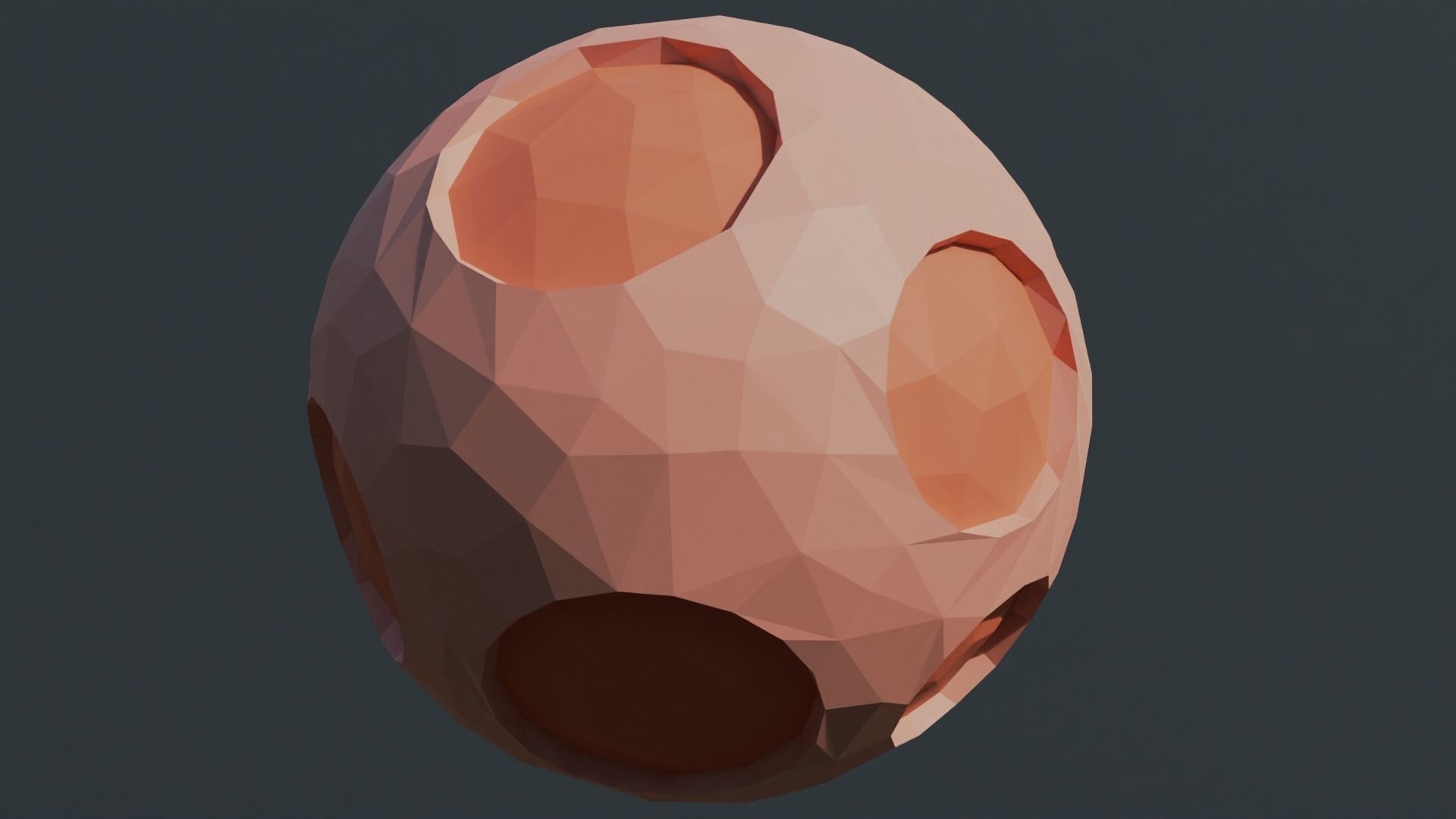 Planet Low Poly Pack Low-poly 3D model_7
