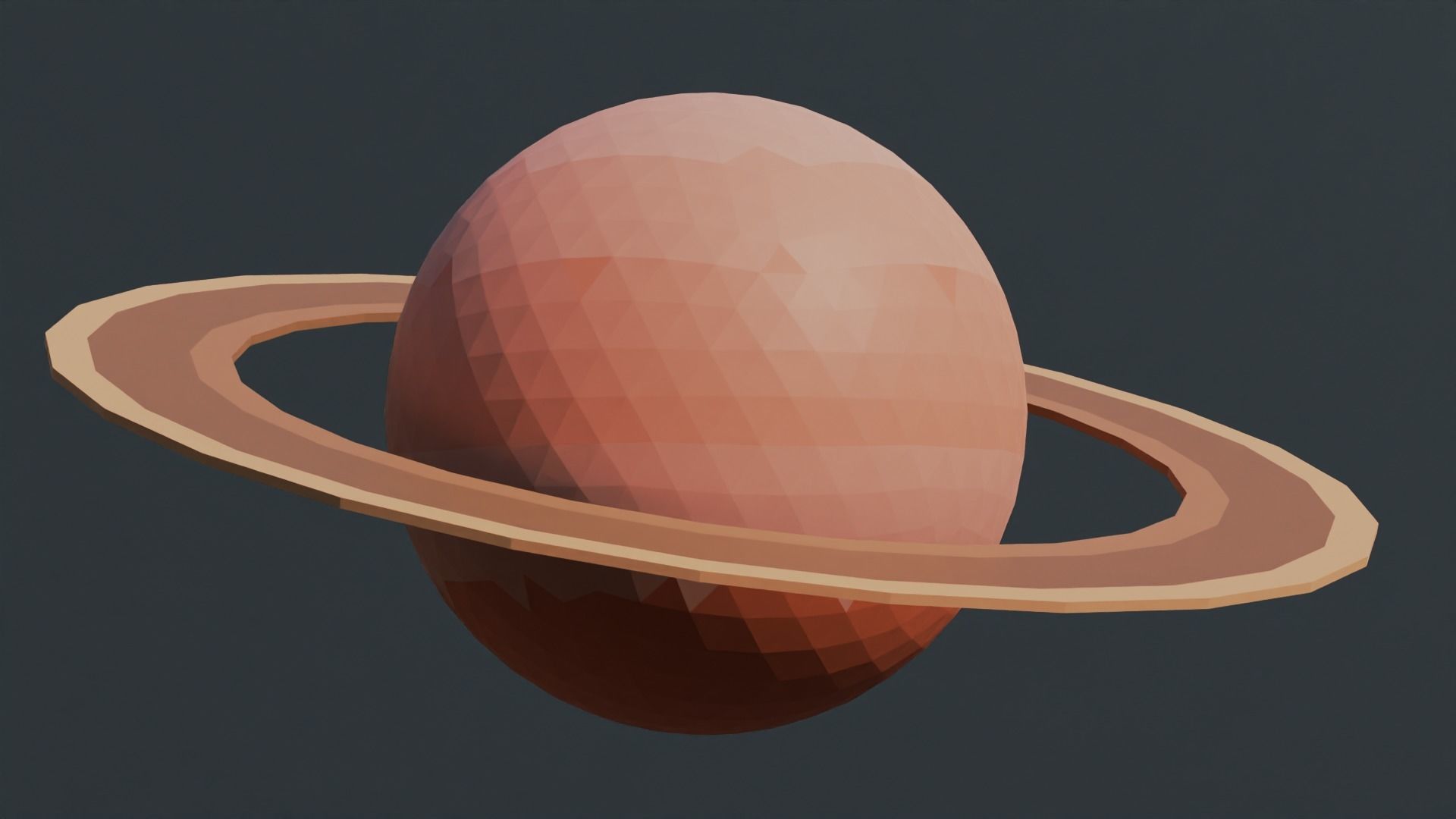 Planet Low Poly Pack Low-poly 3D model_10