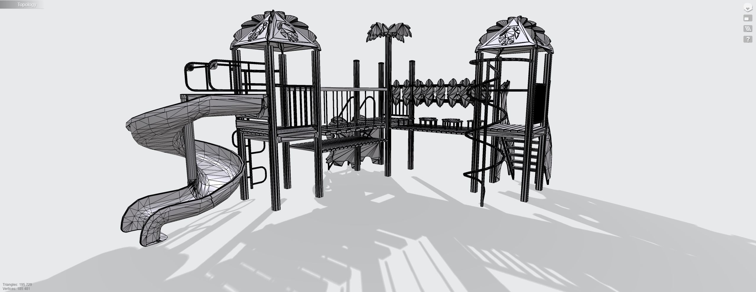 Playground for kids 3D model_10