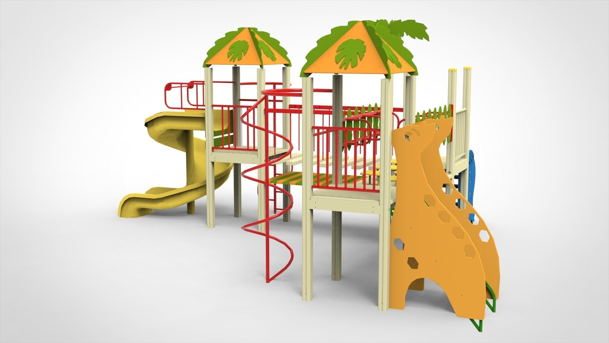 Playground for kids 3D model_3