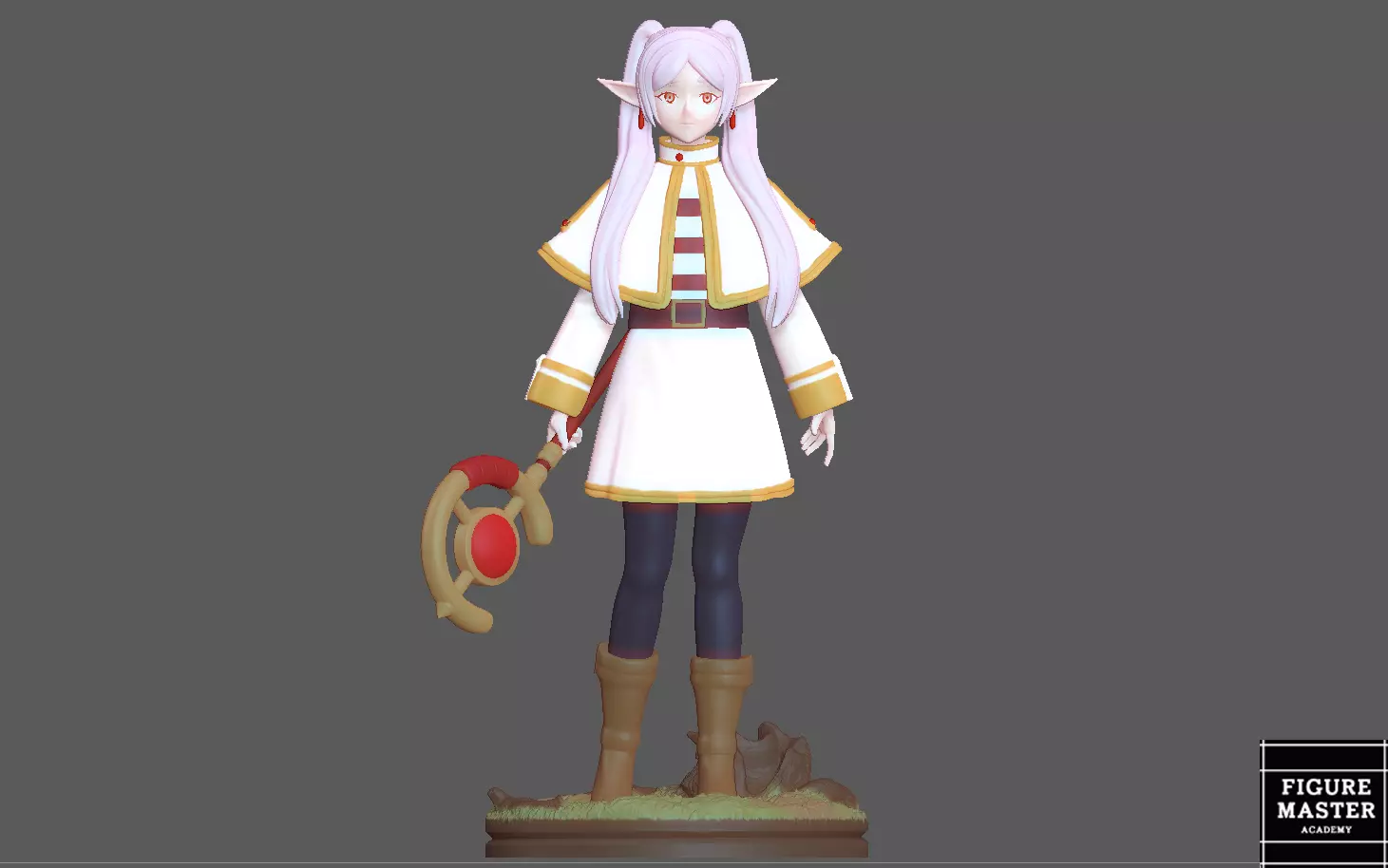 FRIEREN ELF ANIMATION GIRL MODEL 3D PRINT 3D print model