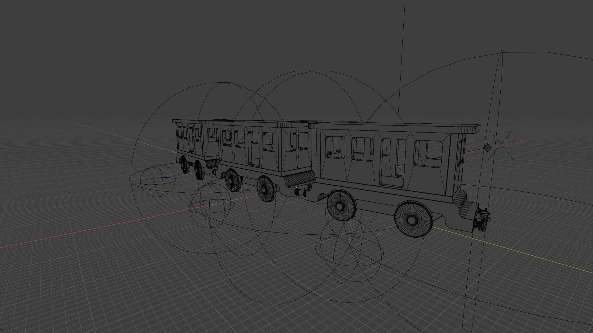 WOODEN LITTLE TRAIN CARRIAGE TOYS - RogueFilmProductions Low-poly 3D model_12