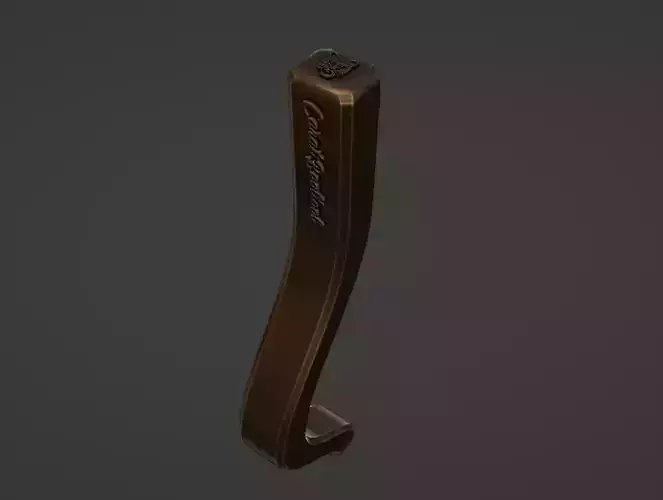 jewelers hallmark stamp punch assay boolean tool London leopard  3D print model