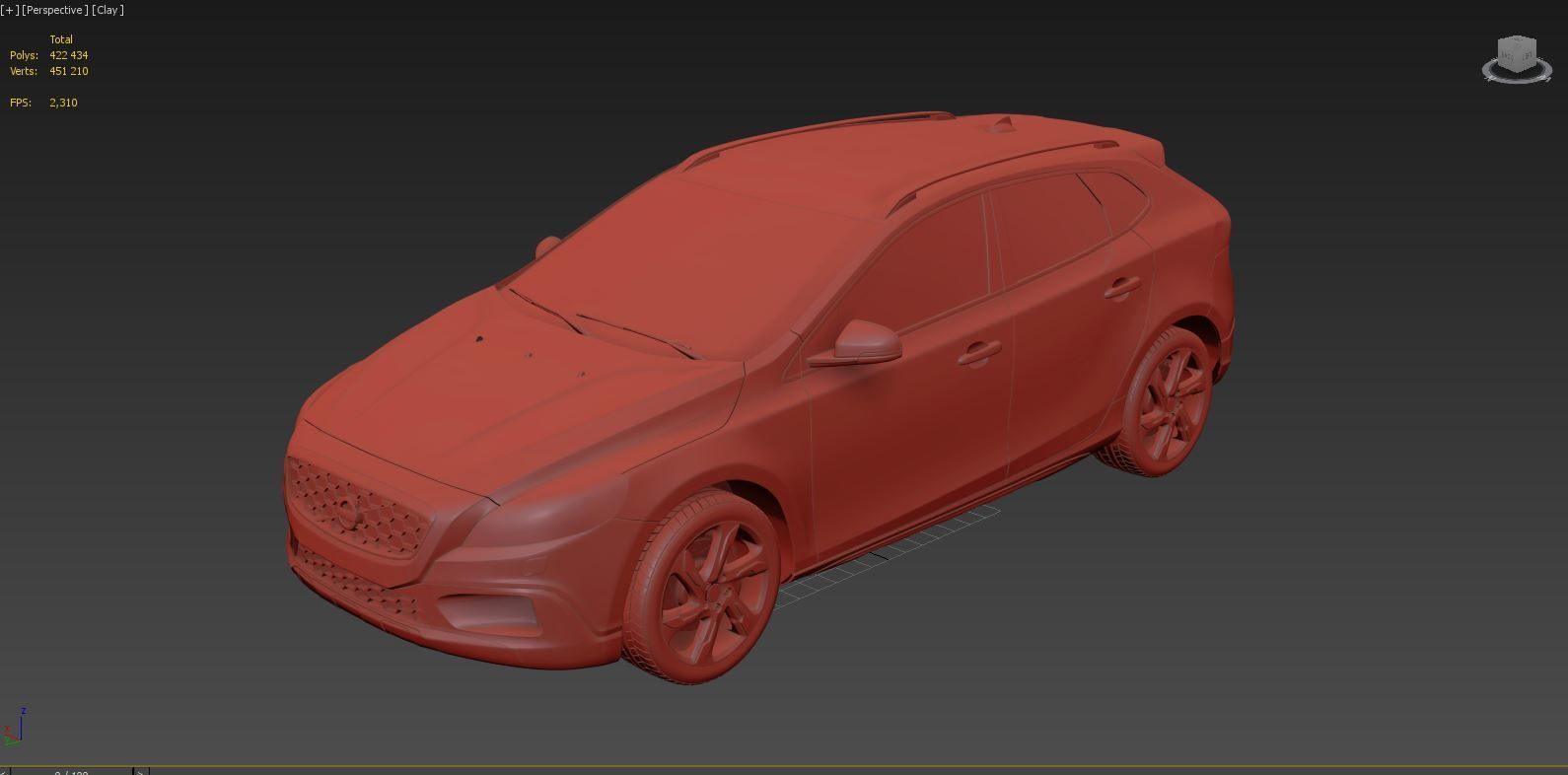 Volvo V40 CrossCountry 2013 3D model_2