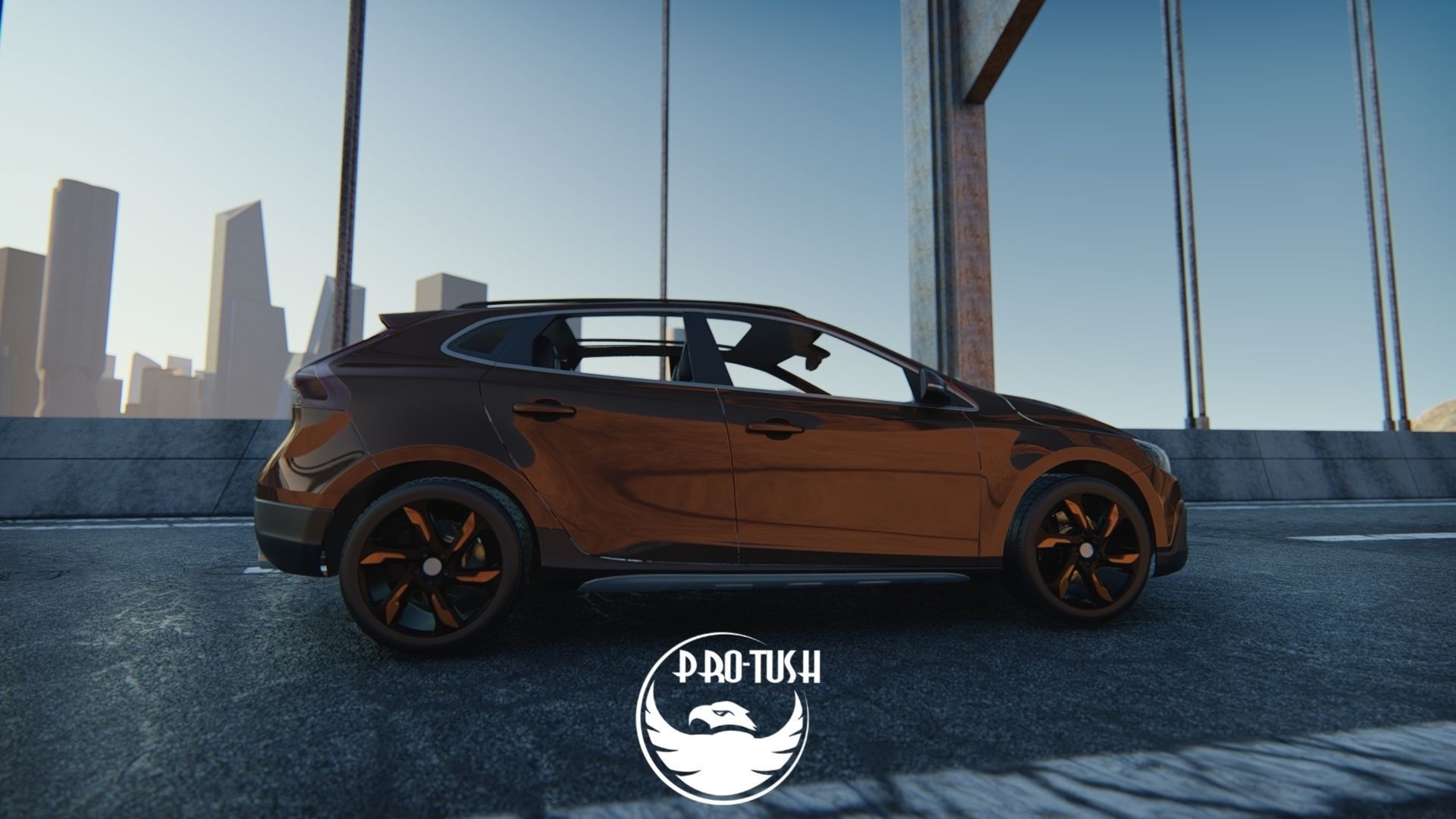 Volvo V40 CrossCountry 2013 3D model_9