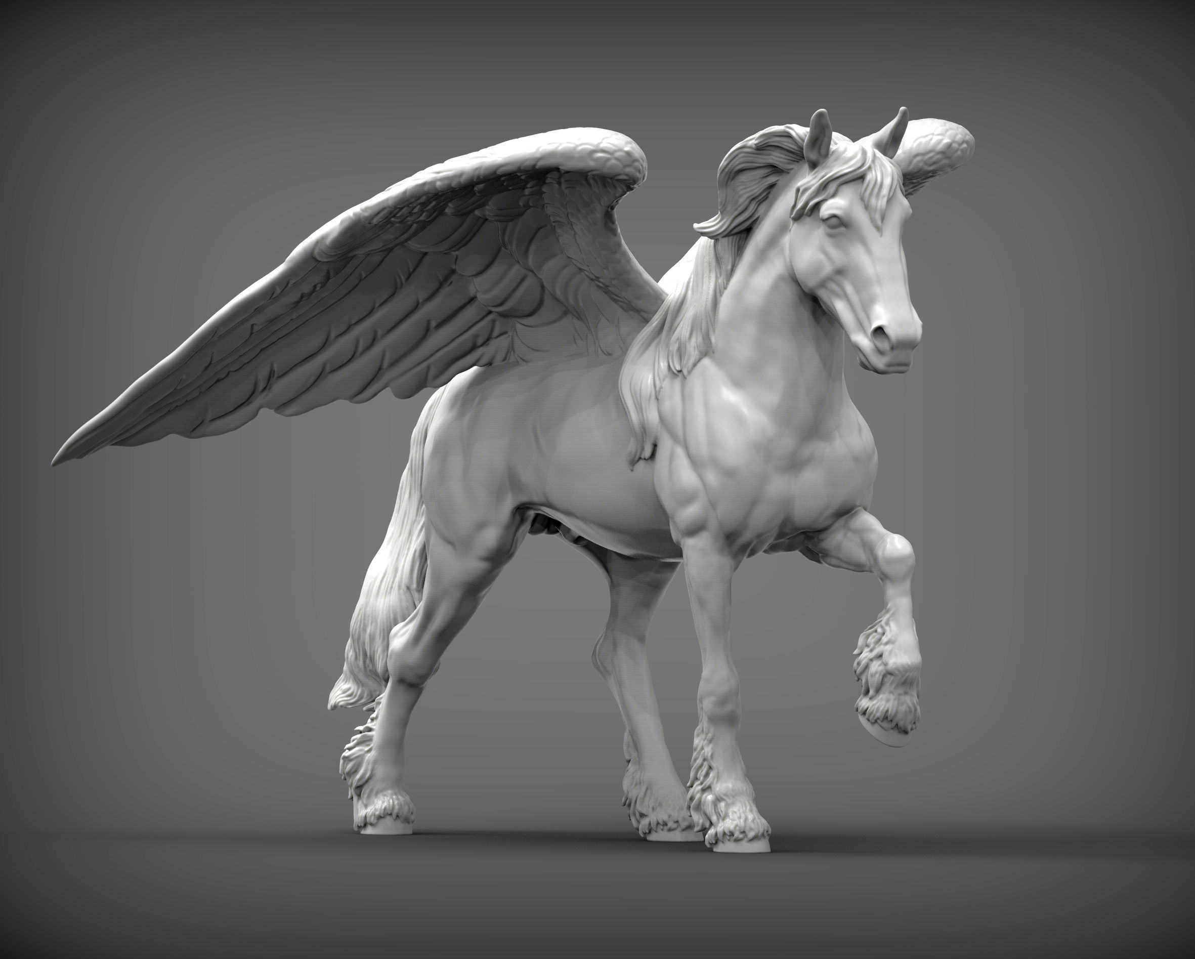 Pegasus 3D print model_2