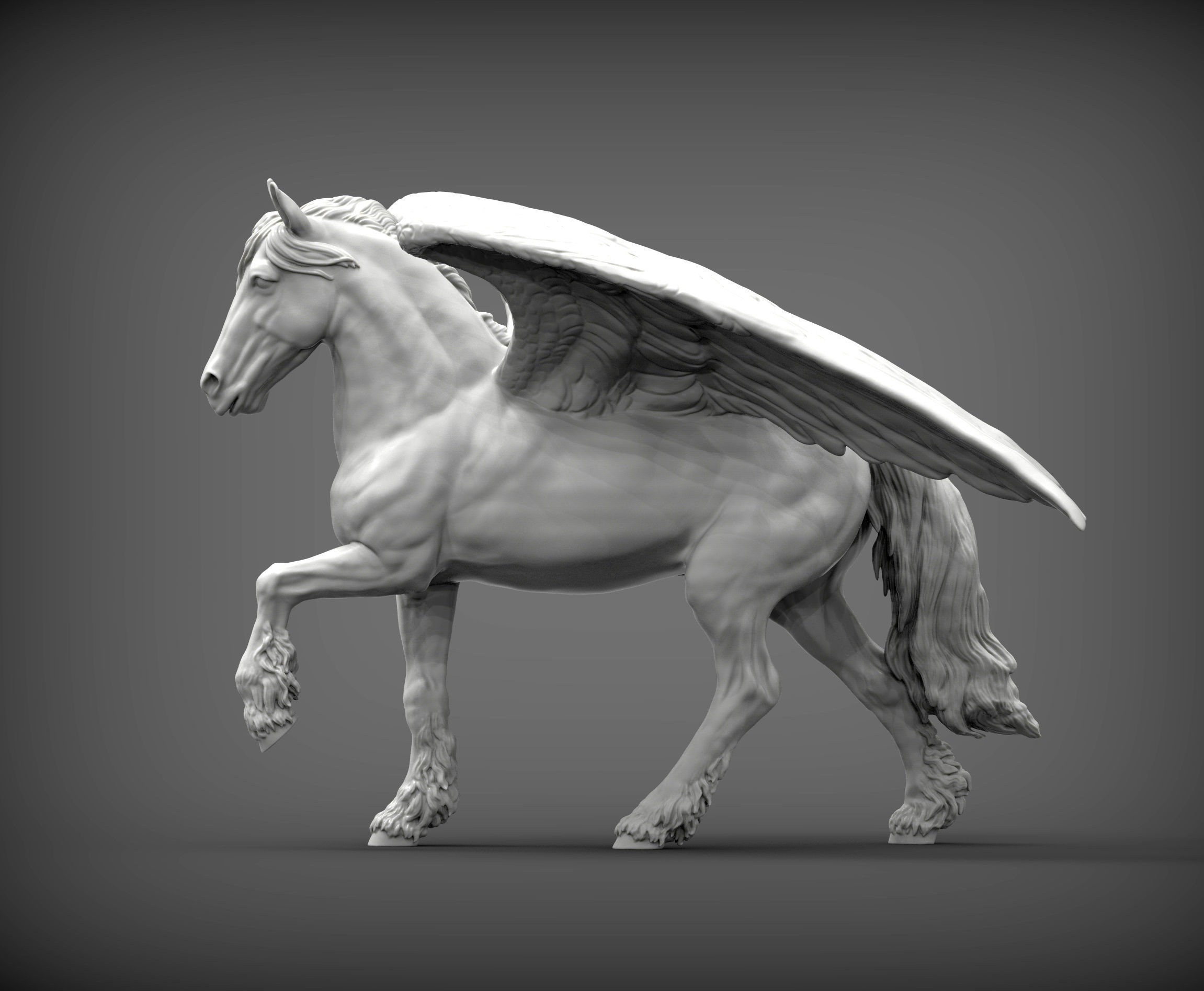 Pegasus 3D print model_3