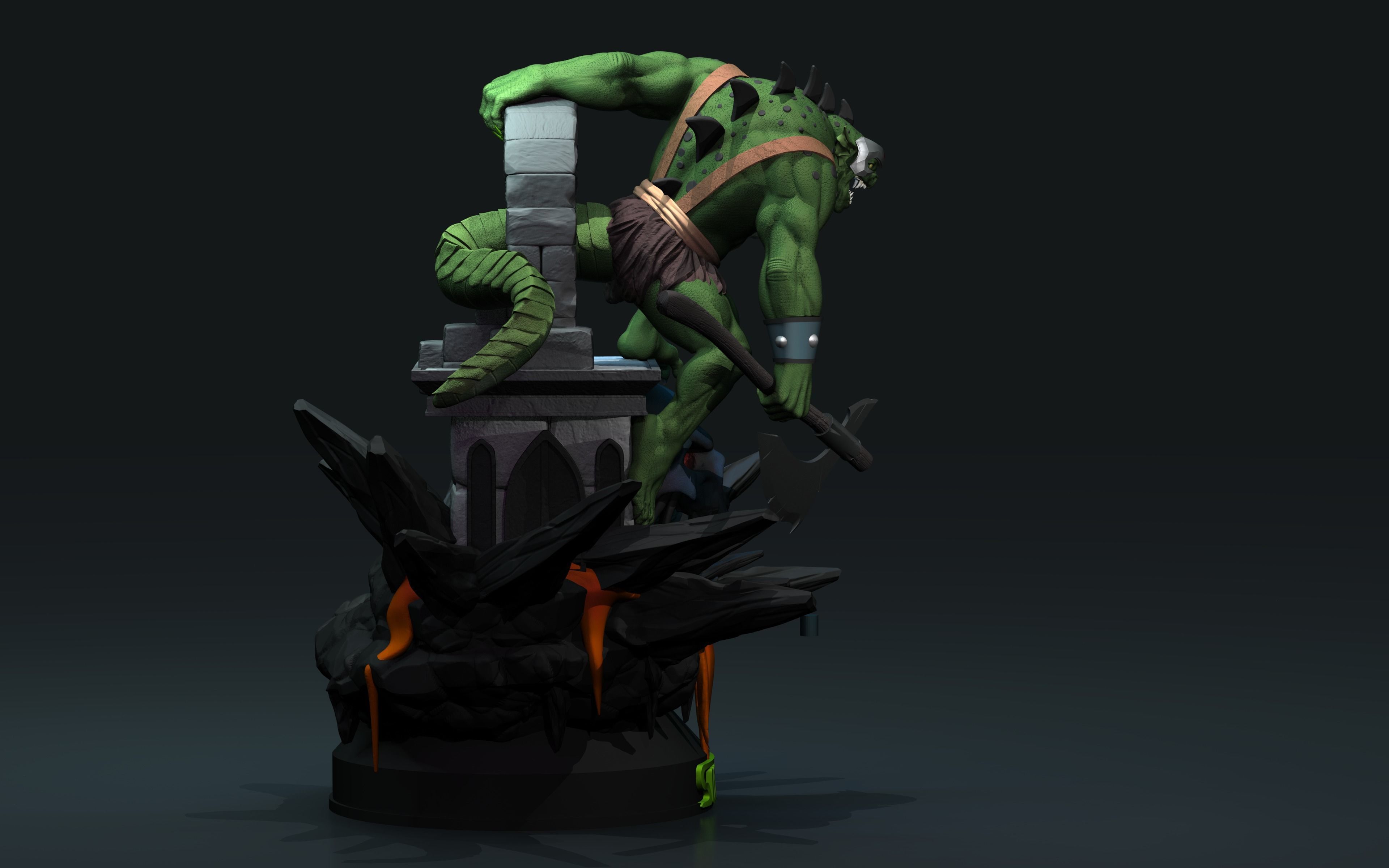 Slithe Thundercats collection pt2 STL 3d printing 3D print model_7