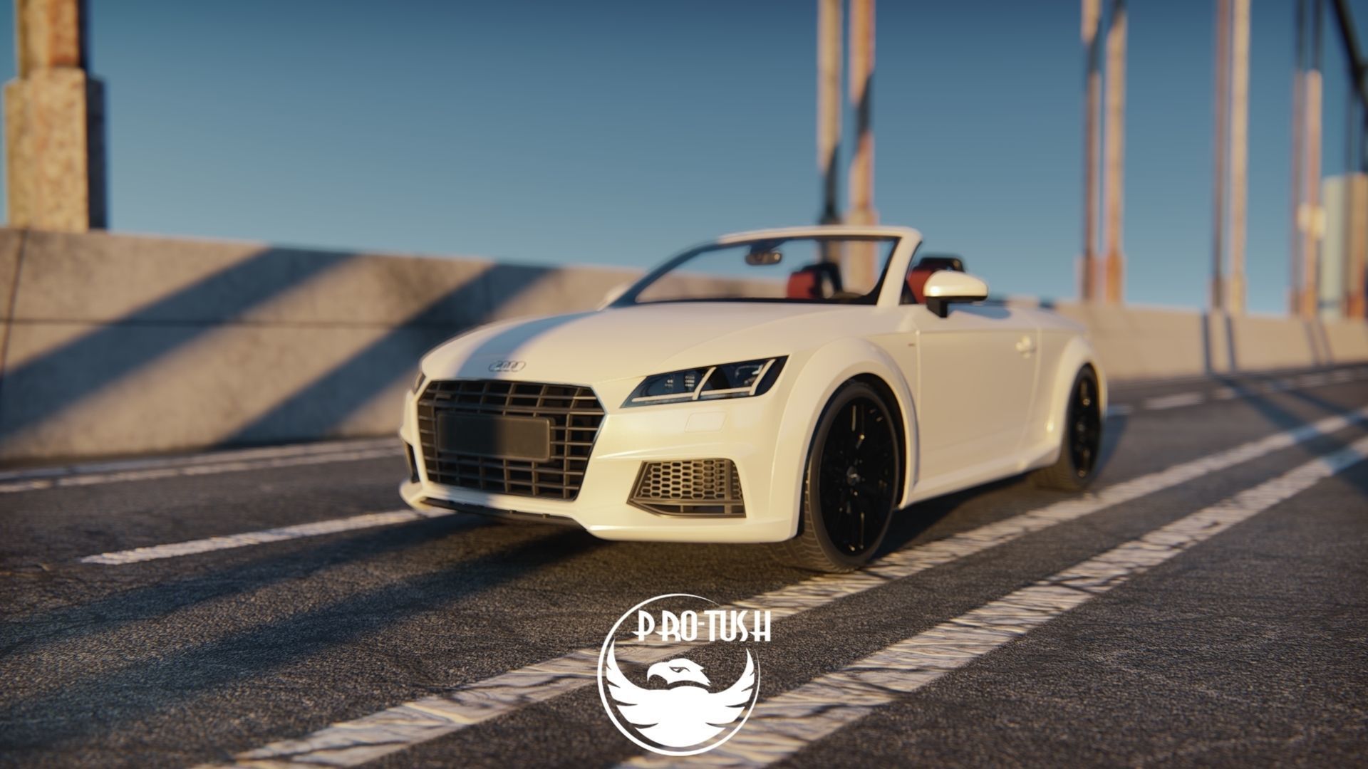 Audi TT Roadster 2015 3D model_3