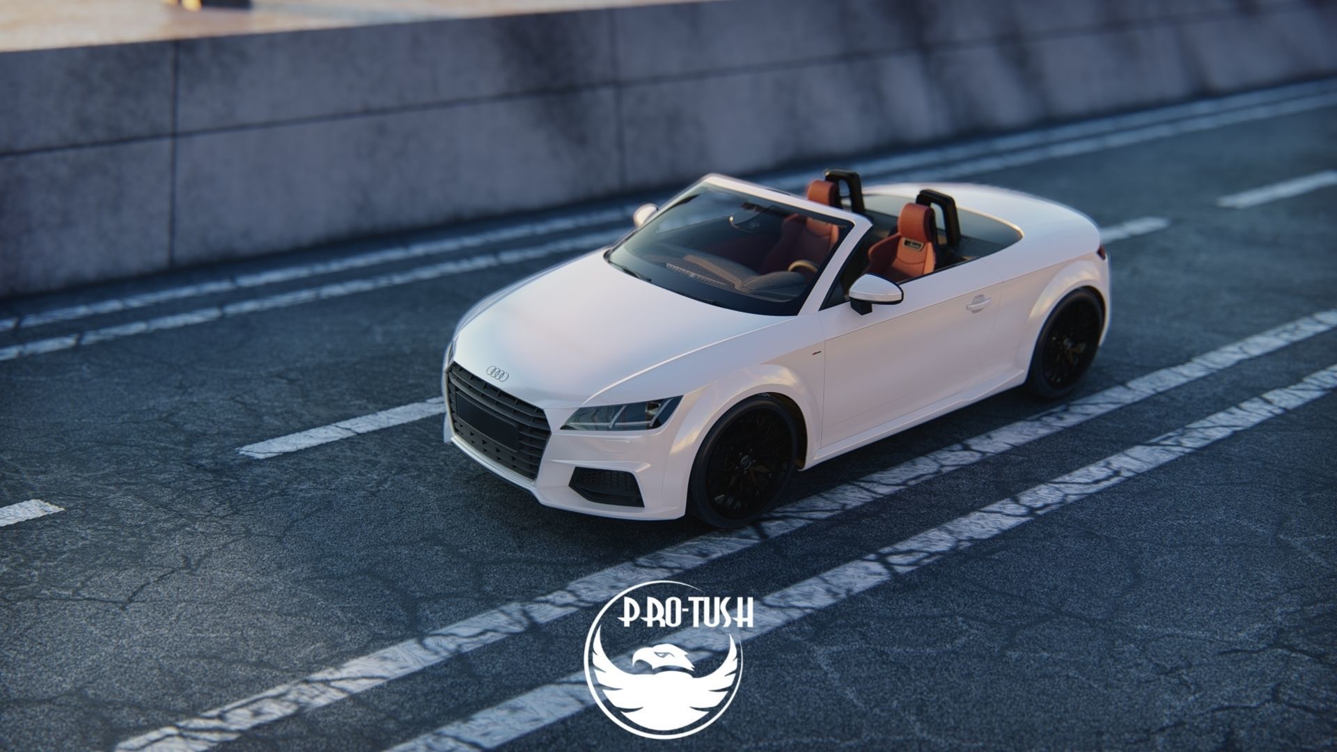 Audi TT Roadster 2015 3D model_11