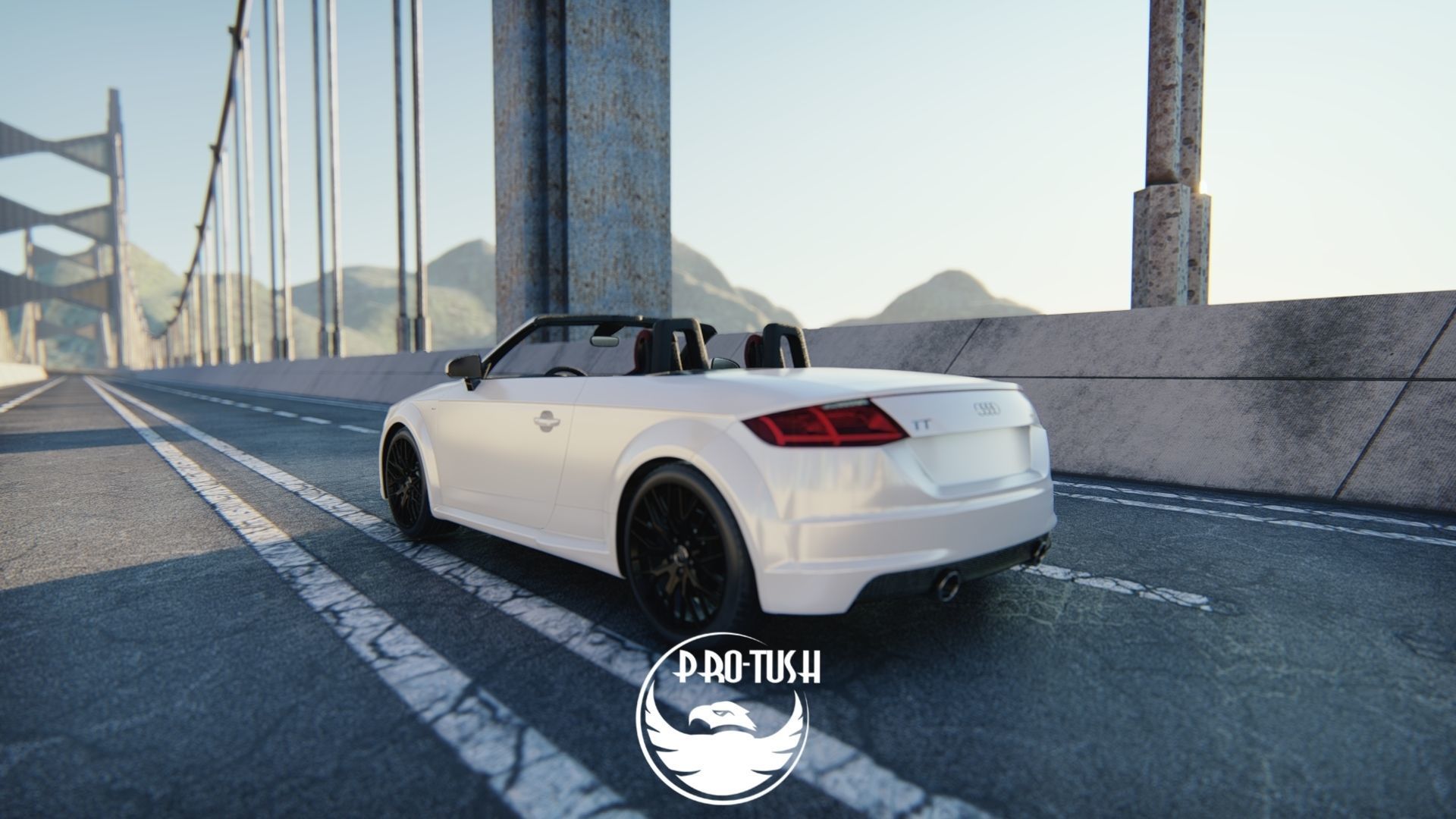Audi TT Roadster 2015 3D model_9