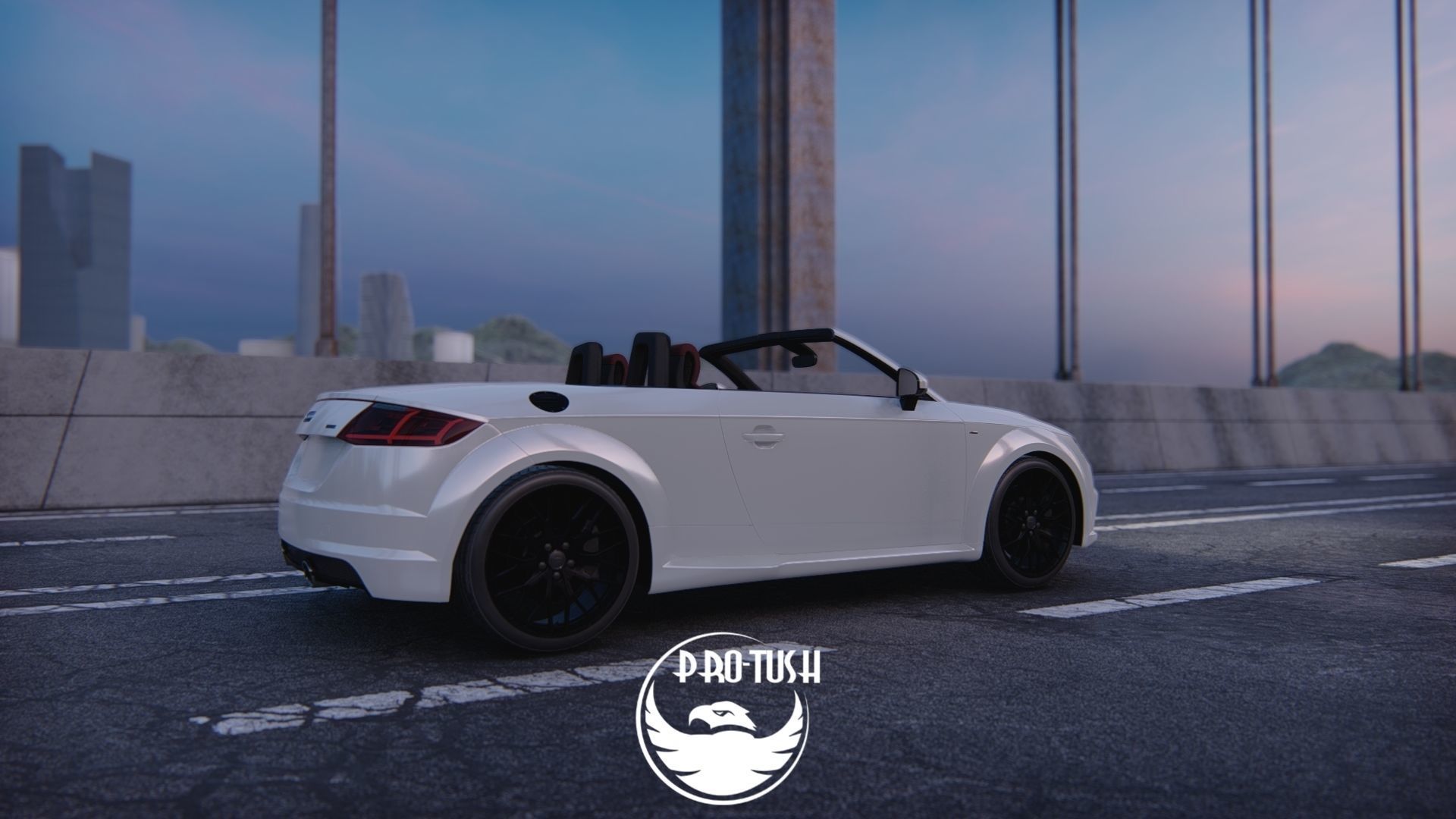 Audi TT Roadster 2015 3D model_28