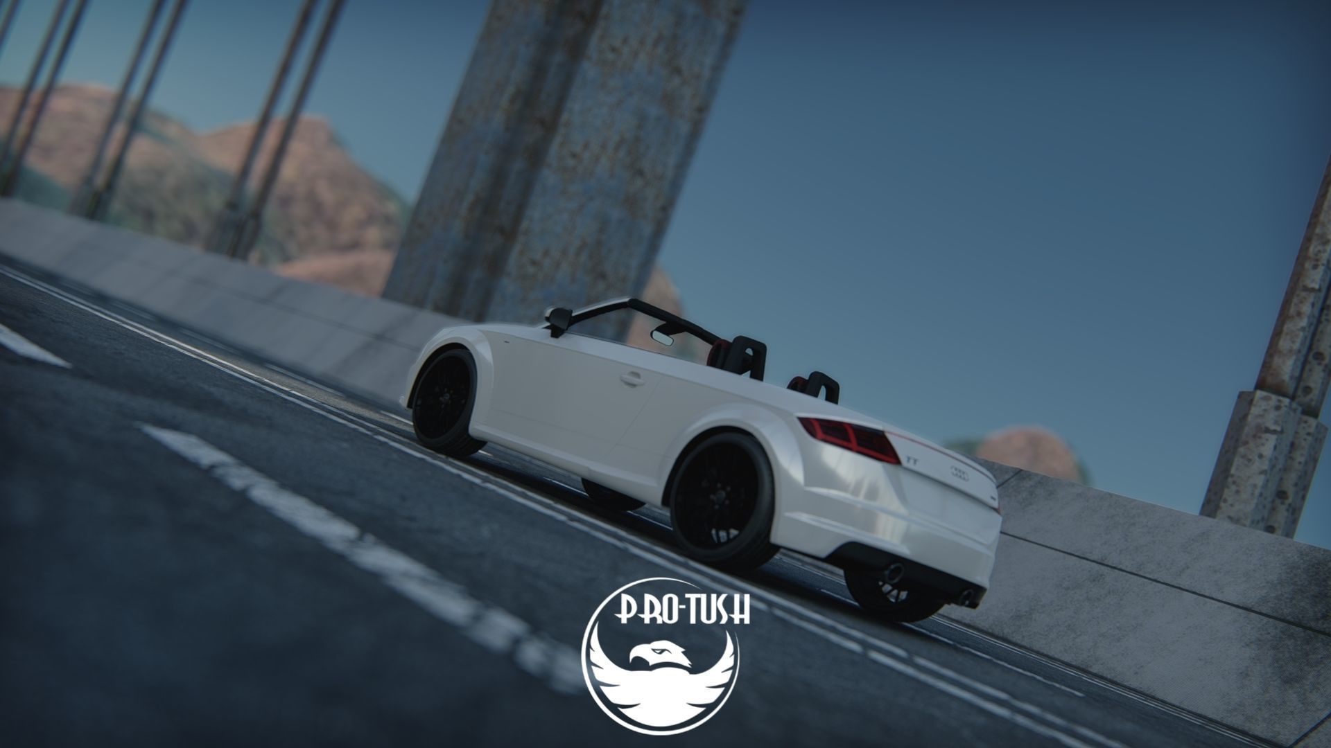 Audi TT Roadster 2015 3D model_7