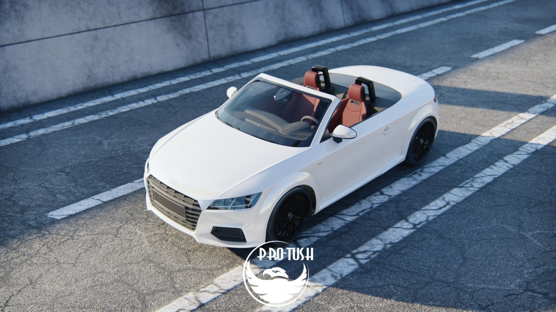 Audi TT Roadster 2015 3D model_18