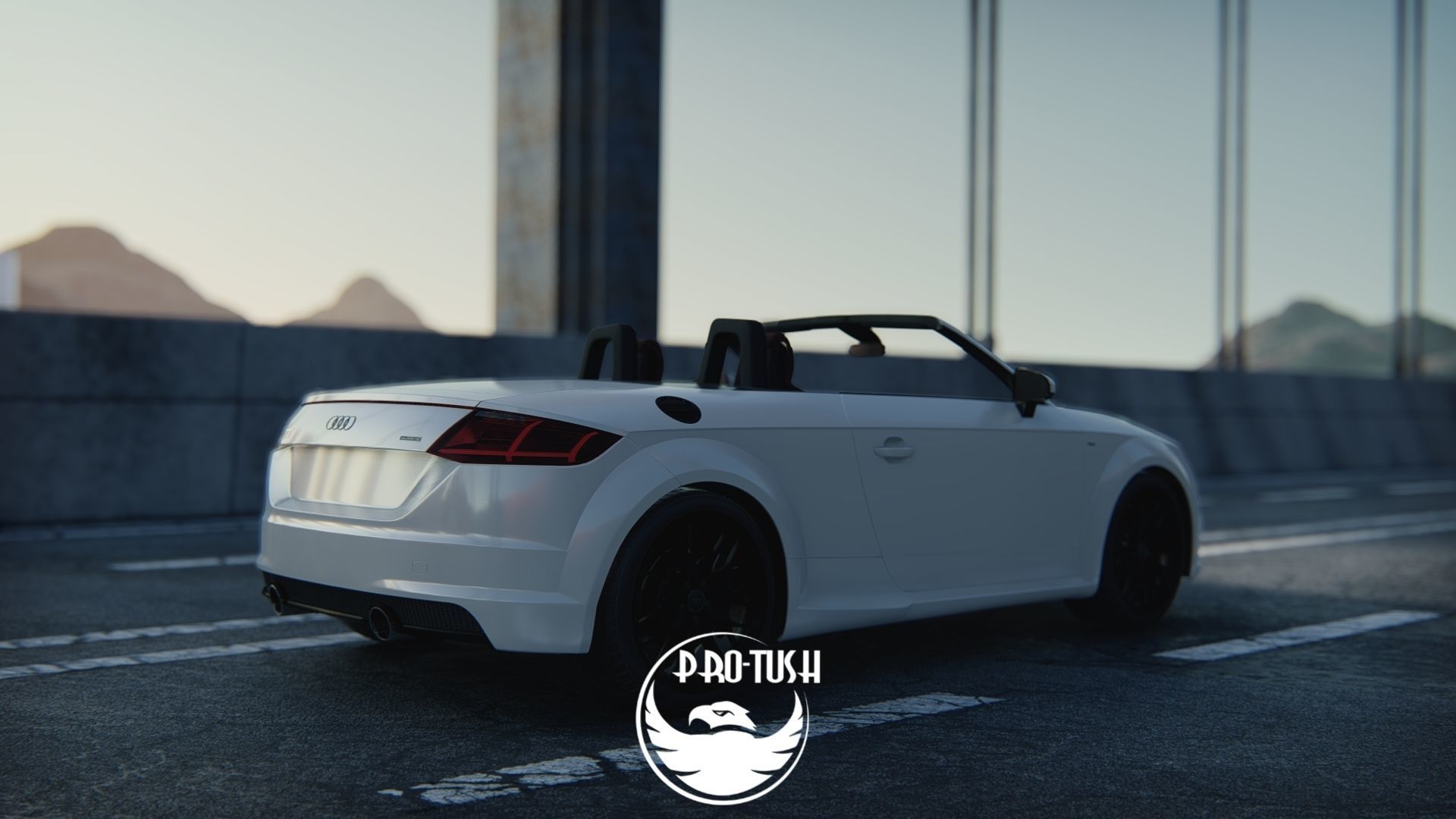 Audi TT Roadster 2015 3D model_5