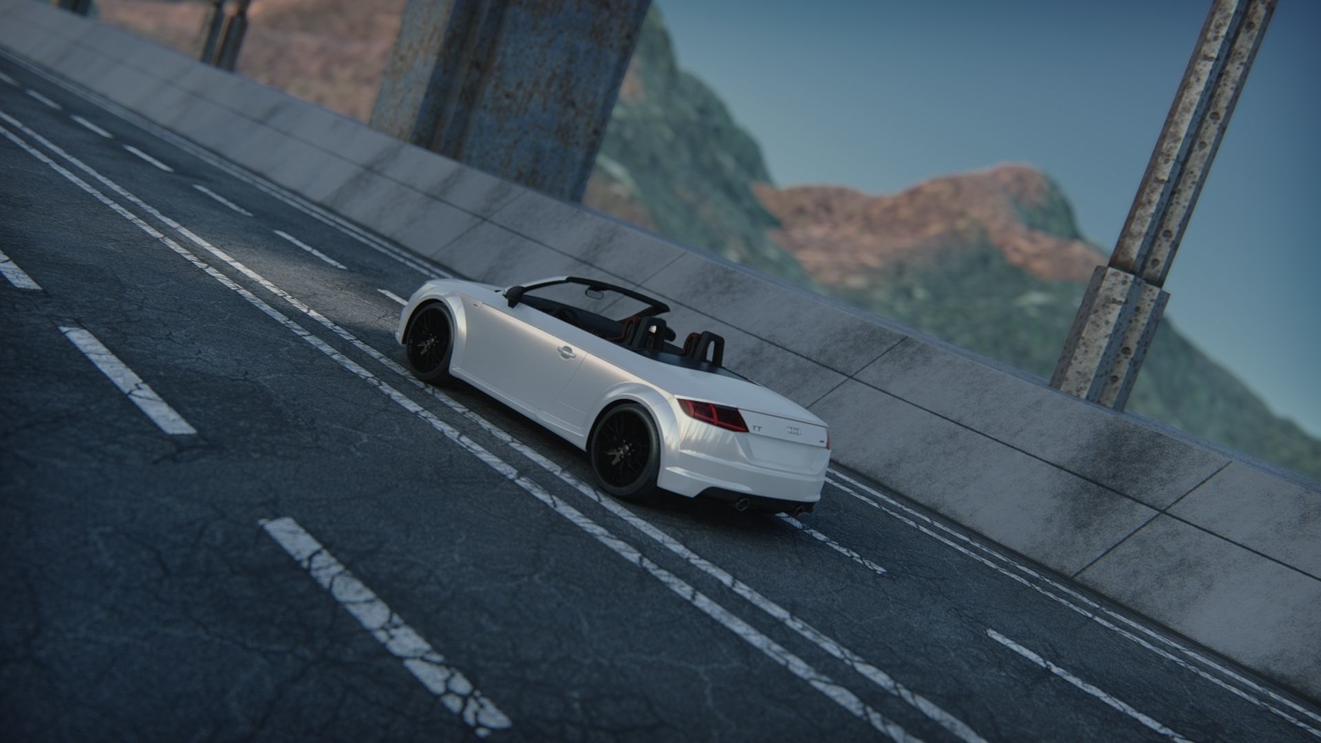 Audi TT Roadster 2015 3D model_21