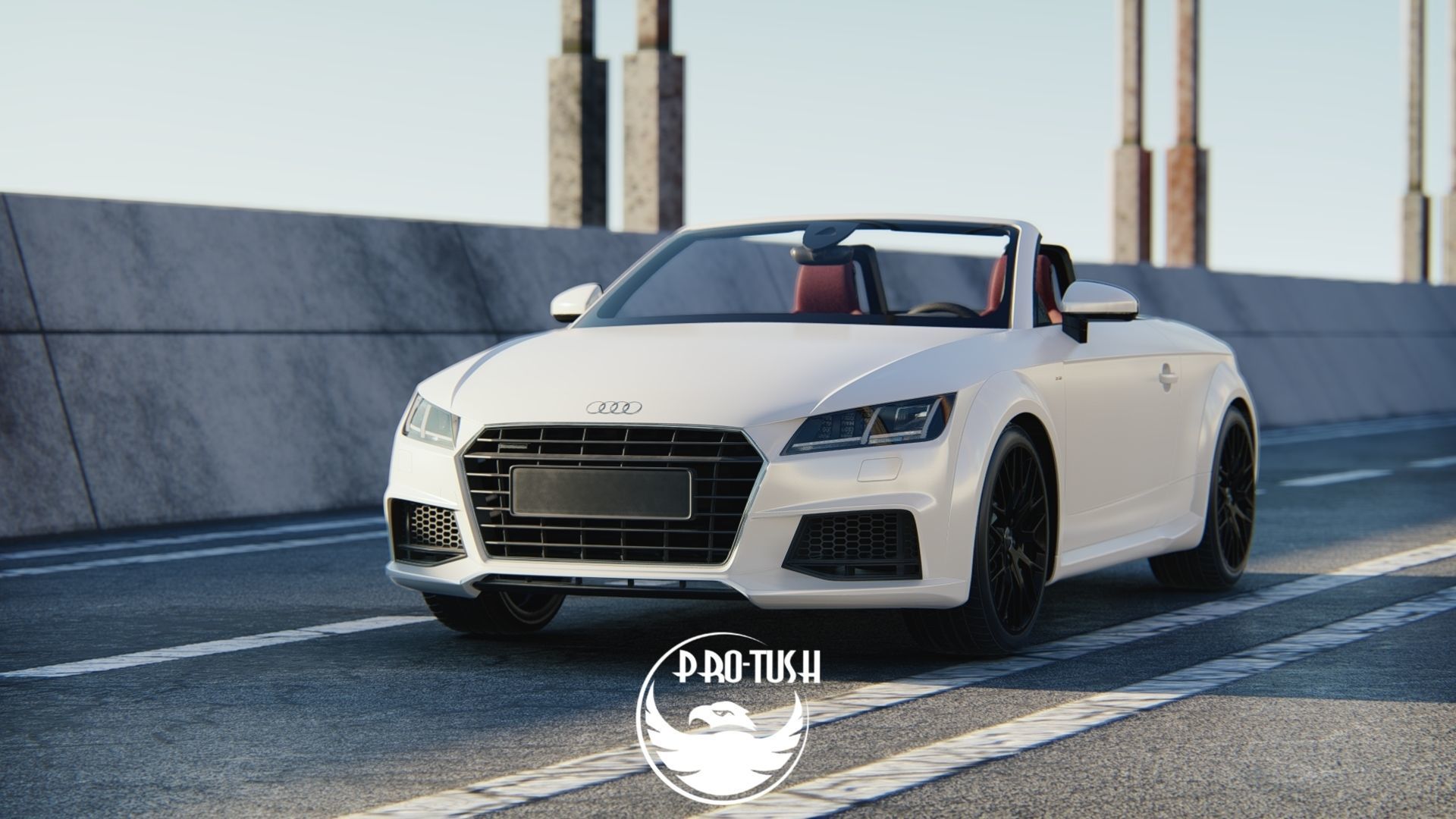 Audi TT Roadster 2015 3D model_30