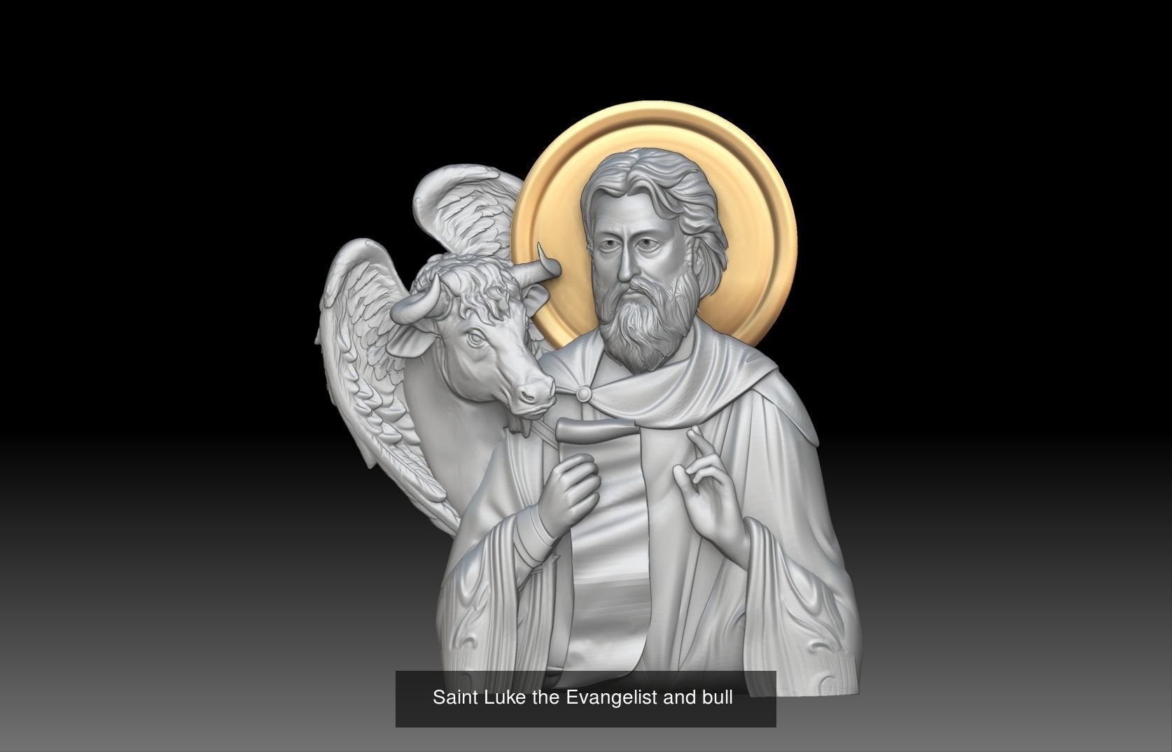 the Four Evangelists 3D Model Collection_2