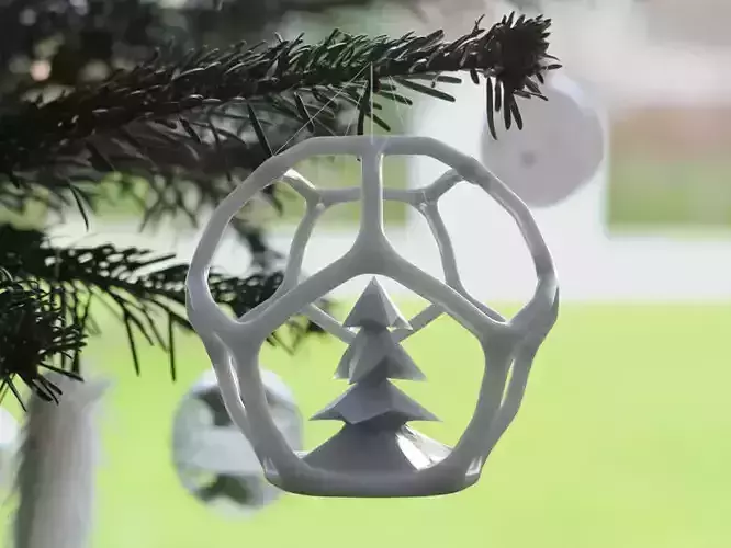 3D printable Christmasball 3D print model