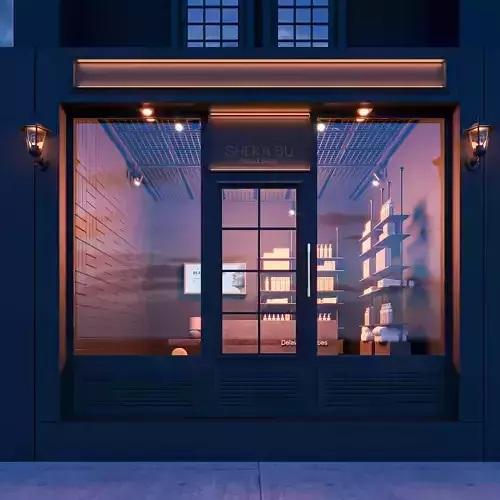 Retail Store Front interior and Exterior