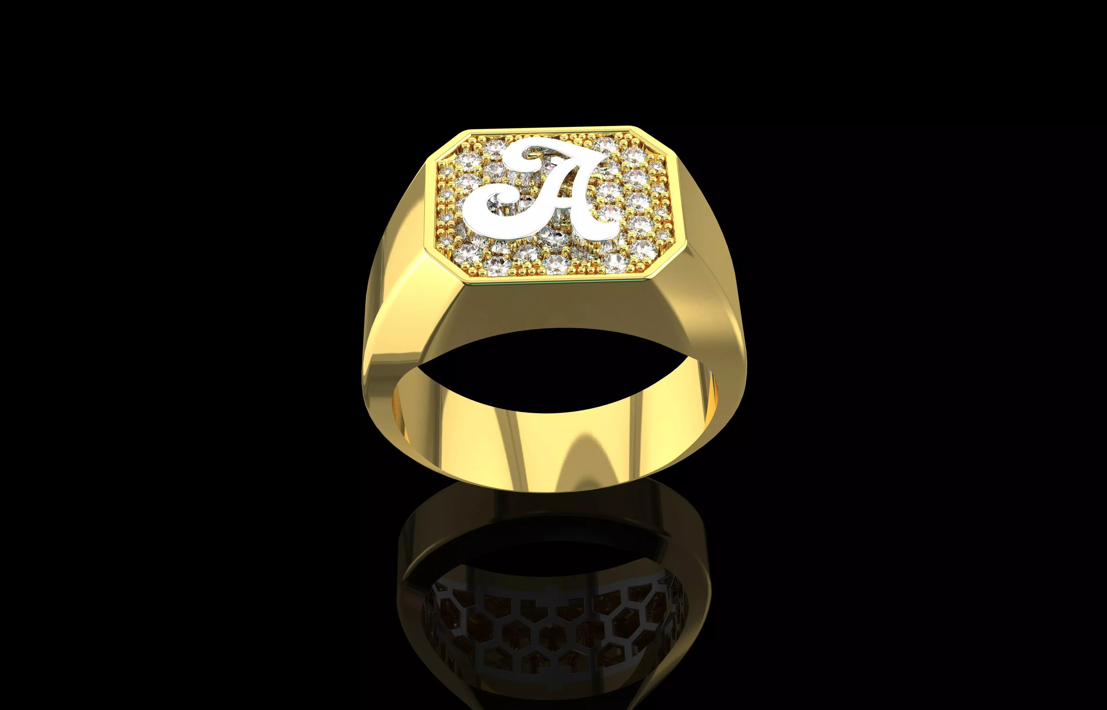 Ring Number 20 3D print model