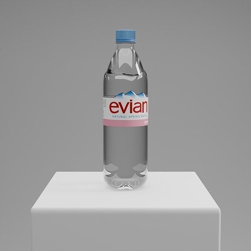 Water Bottle 3D model