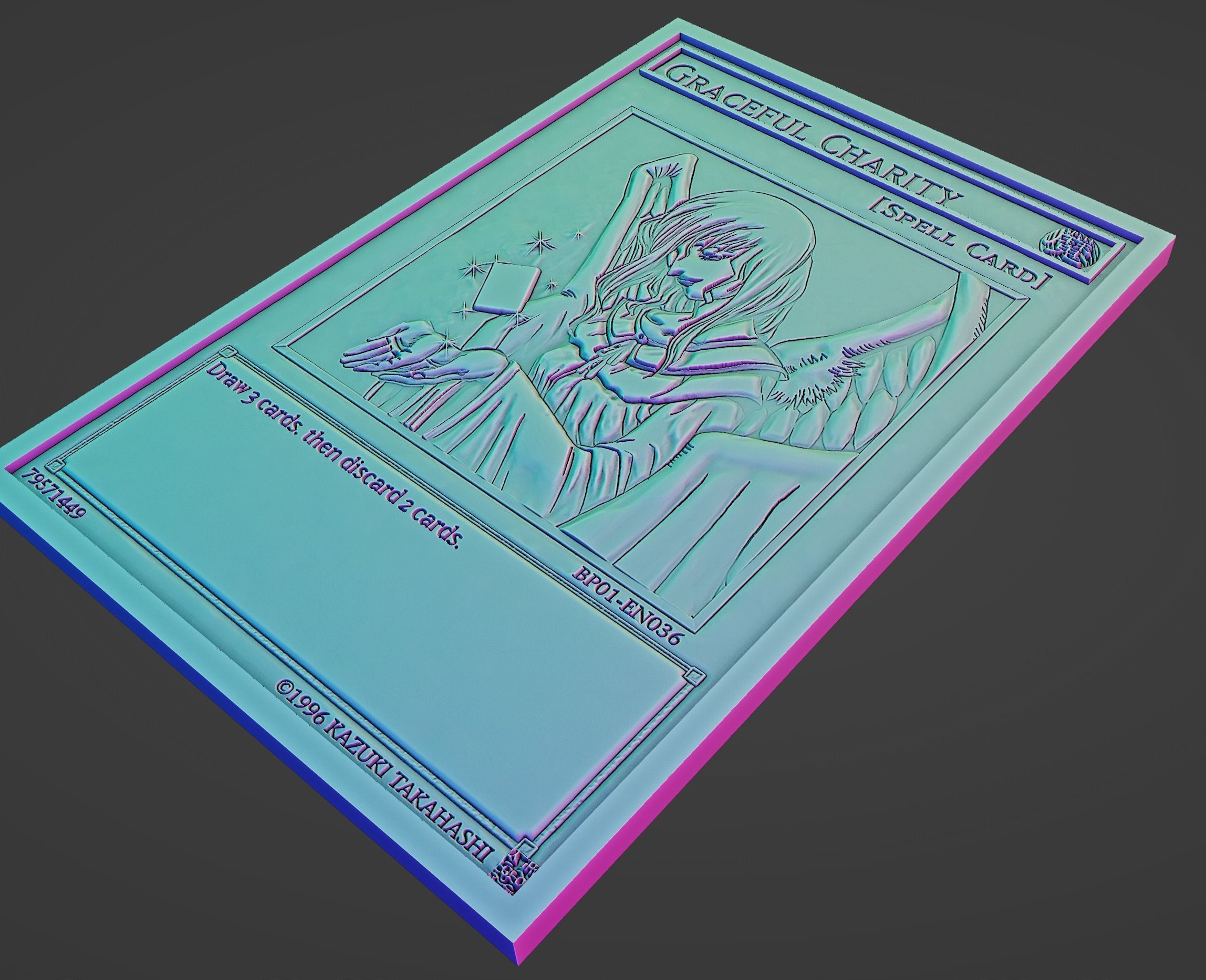 graceful charity - yugioh 3D print model_5