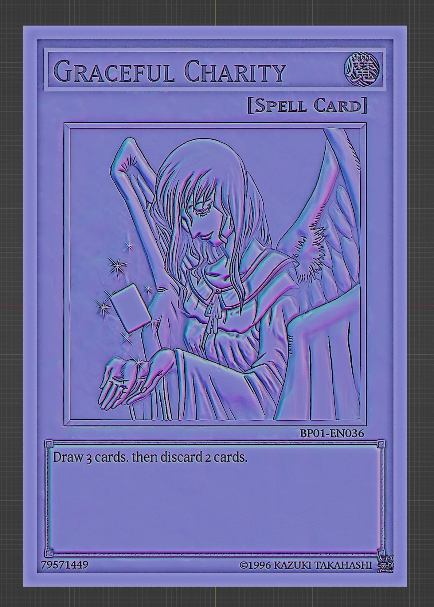 graceful charity - yugioh 3D print model_4