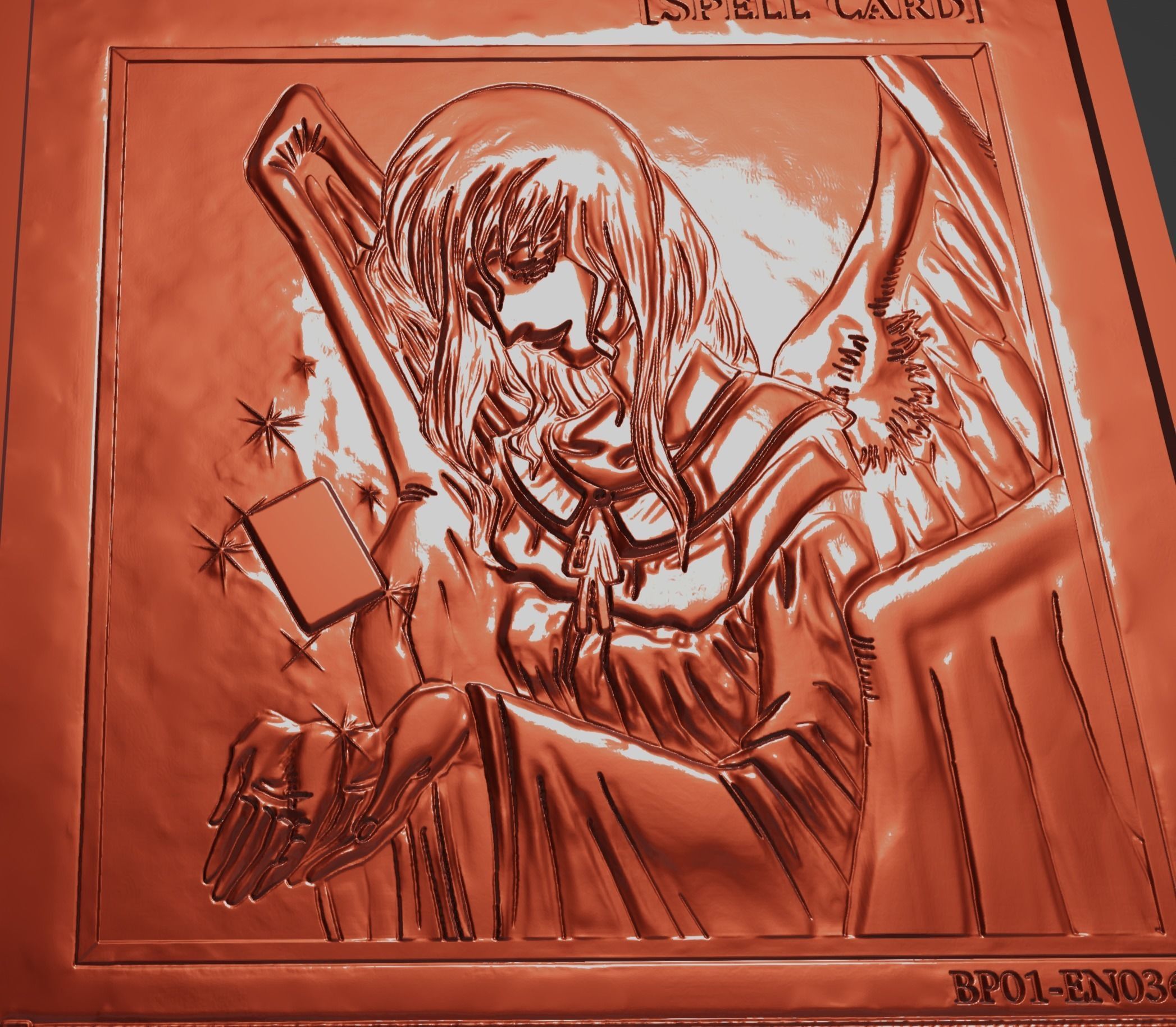 graceful charity - yugioh 3D print model_1