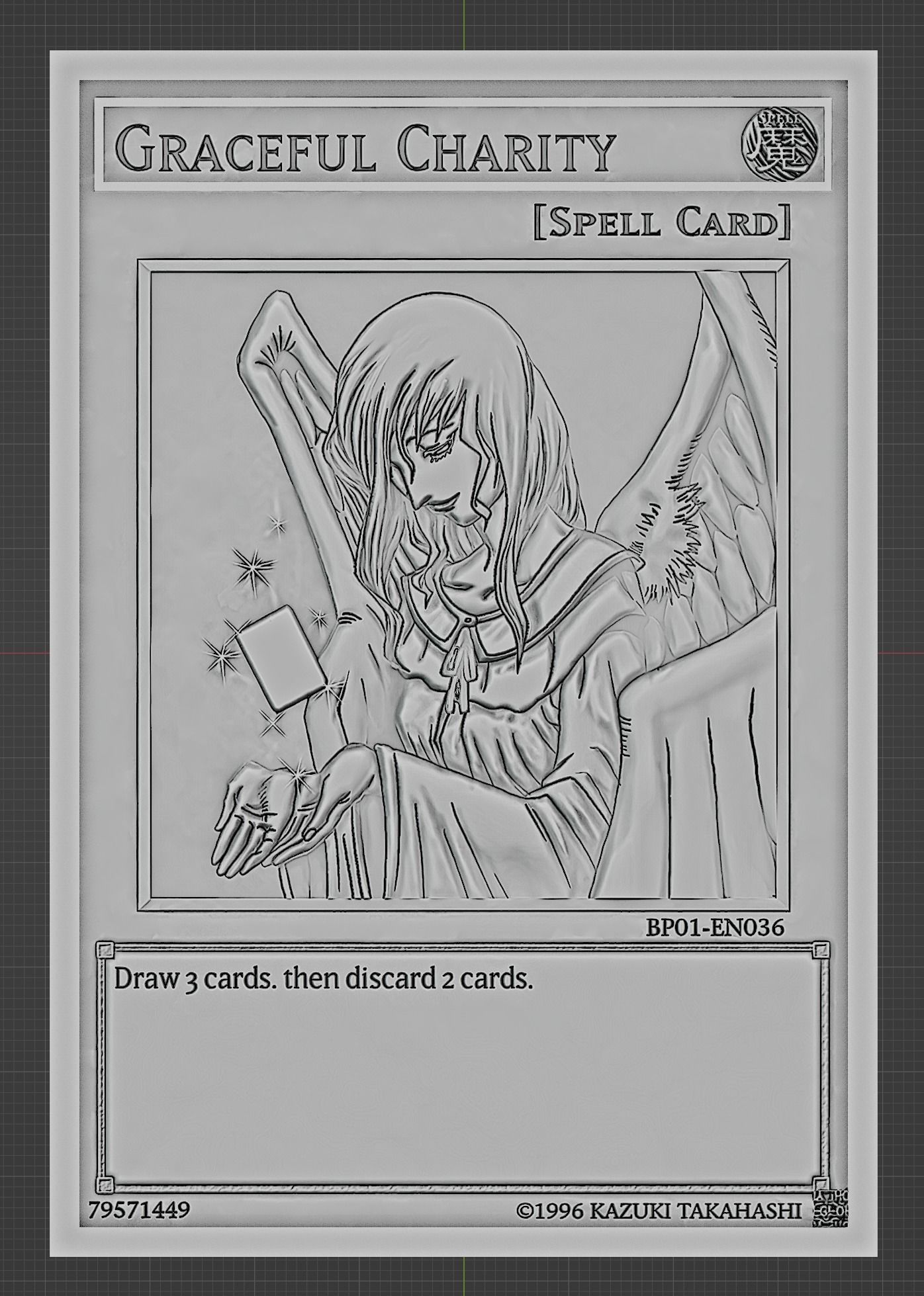 graceful charity - yugioh 3D print model_3