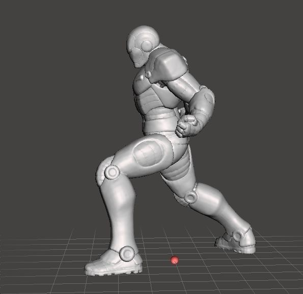 IRON MAN UNIBEAM MINIATURE MODEL SCIFI GAMES RPG DND 3D print model_2