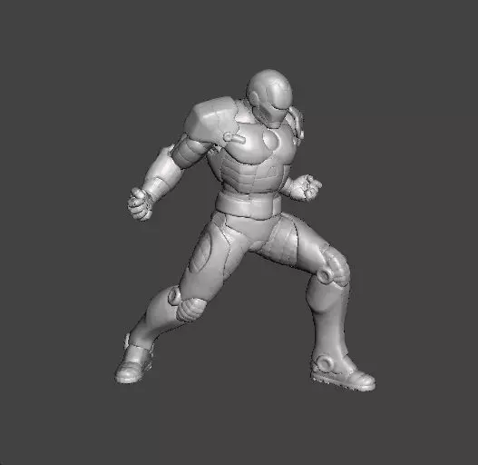 IRON MAN UNIBEAM MINIATURE MODEL SCIFI GAMES RPG DND 3D print model_0