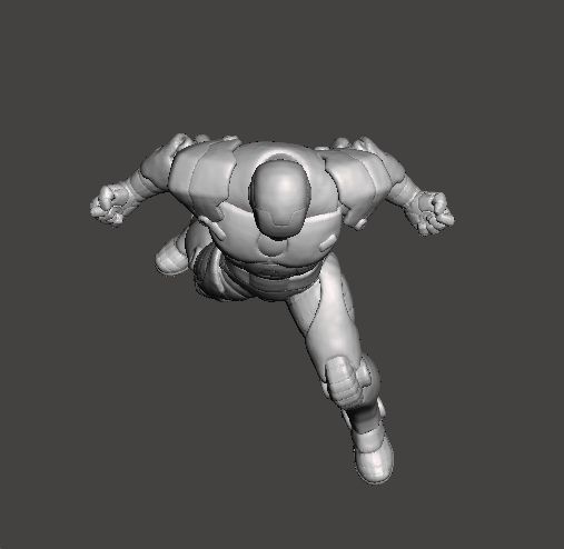 IRON MAN UNIBEAM MINIATURE MODEL SCIFI GAMES RPG DND 3D print model_4