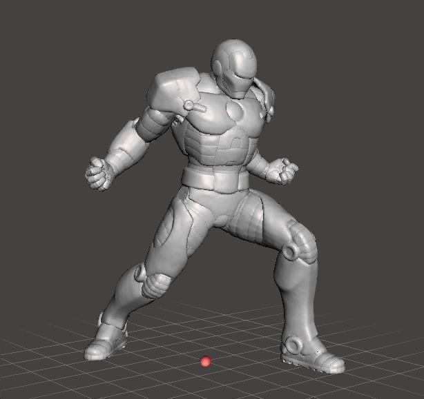 IRON MAN UNIBEAM MINIATURE MODEL SCIFI GAMES RPG DND 3D print model_6