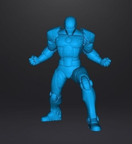 IRON MAN UNIBEAM MINIATURE MODEL SCIFI GAMES RPG DND 3D print model_7