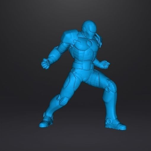 IRON MAN UNIBEAM MINIATURE MODEL SCIFI GAMES RPG DND 3D print model_8