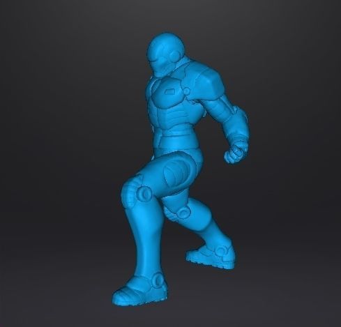 IRON MAN UNIBEAM MINIATURE MODEL SCIFI GAMES RPG DND 3D print model_9