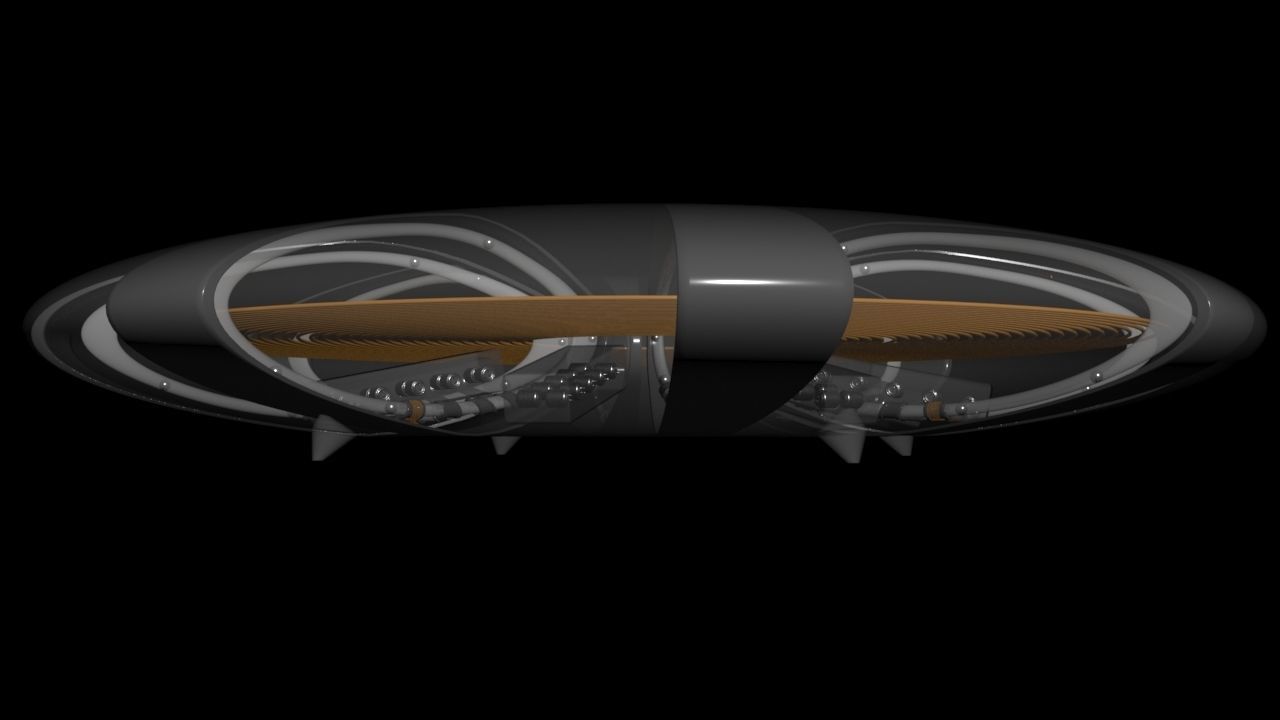 Asymmetric Maglev Ring Accelerator - Concept 3D model_13