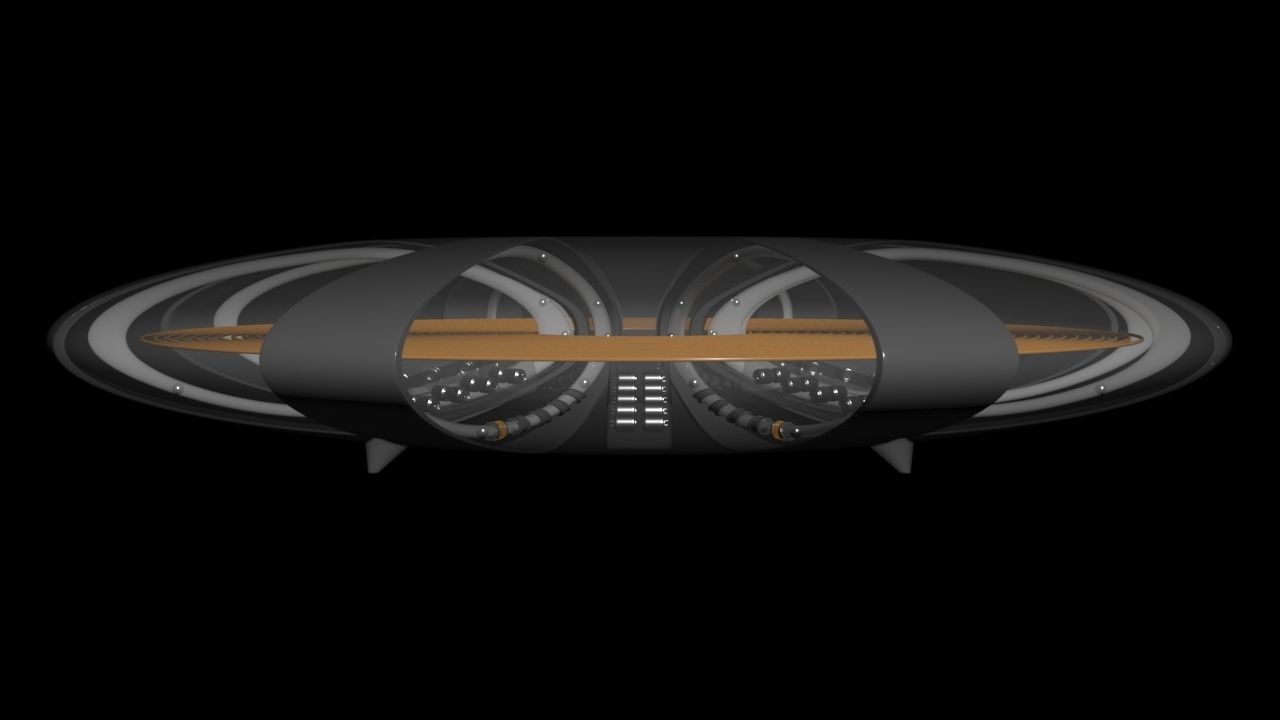 Asymmetric Maglev Ring Accelerator - Concept 3D model_1