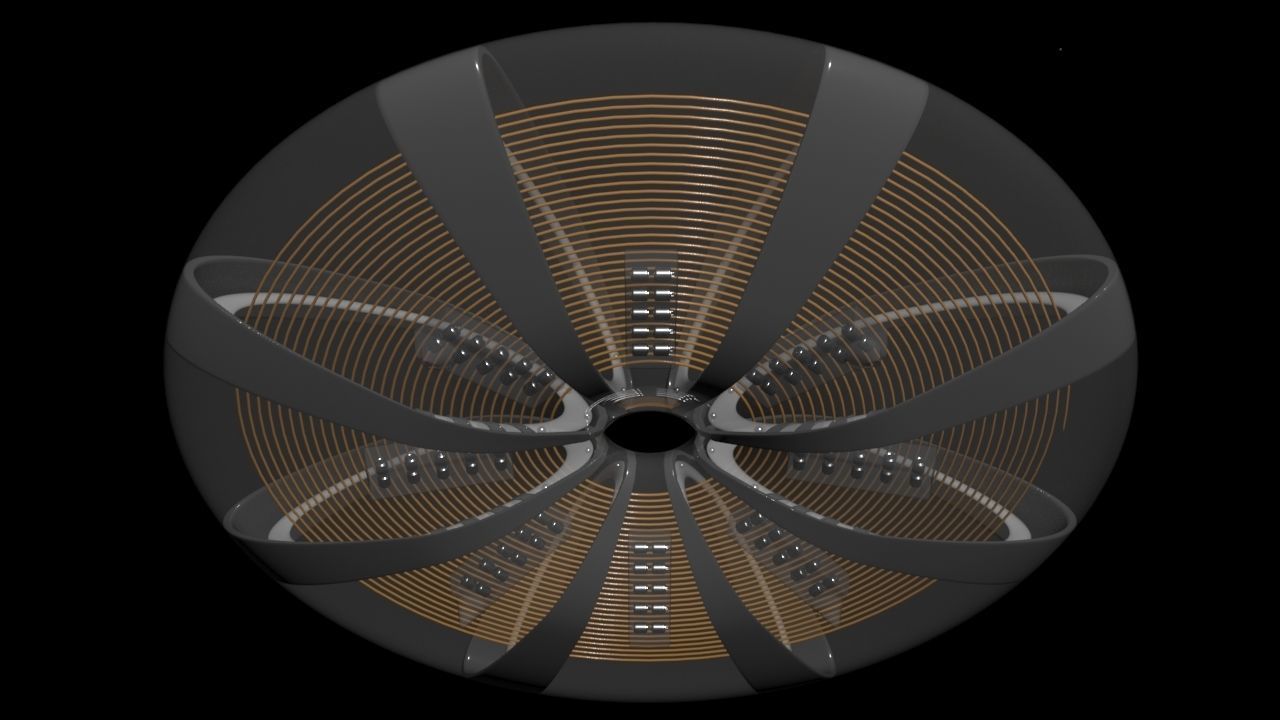 Asymmetric Maglev Ring Accelerator - Concept 3D model_8