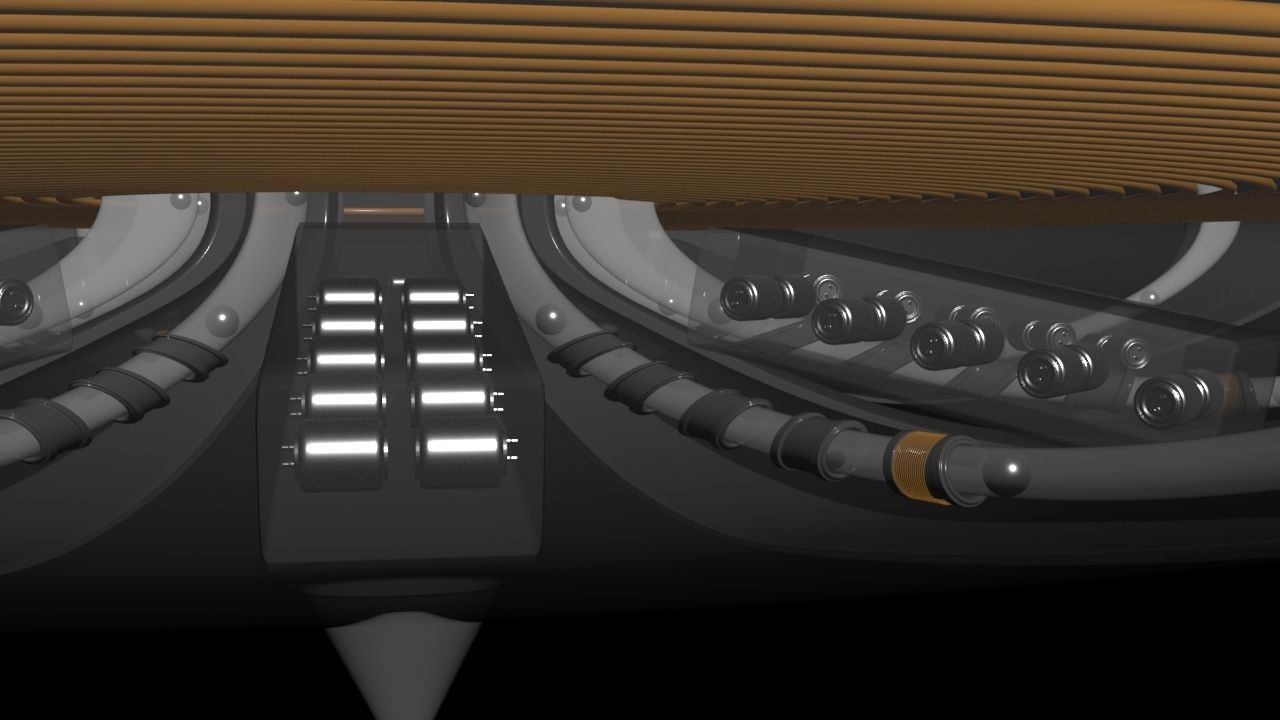 Asymmetric Maglev Ring Accelerator - Concept 3D model_4