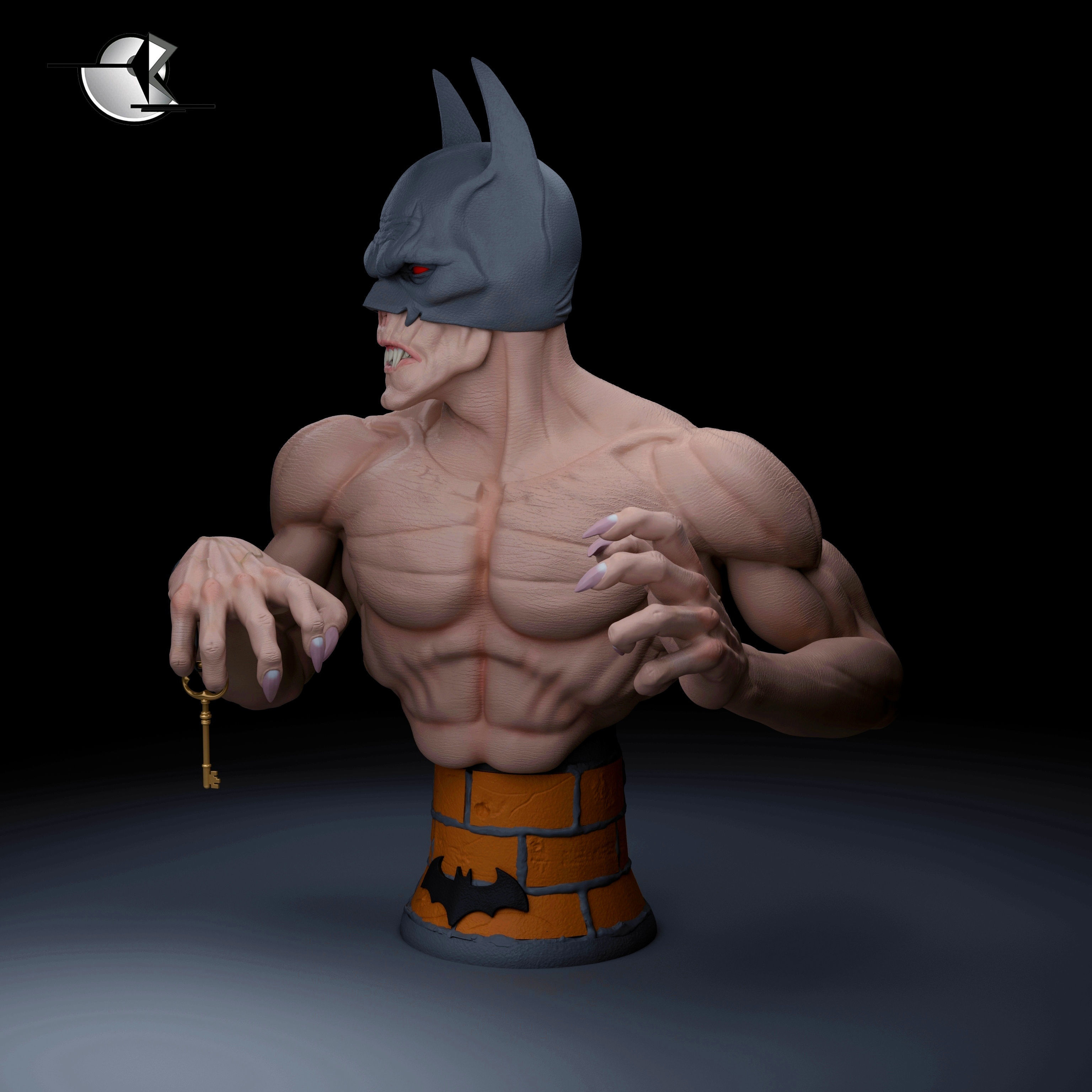 Batman Dracula 3D print model_2