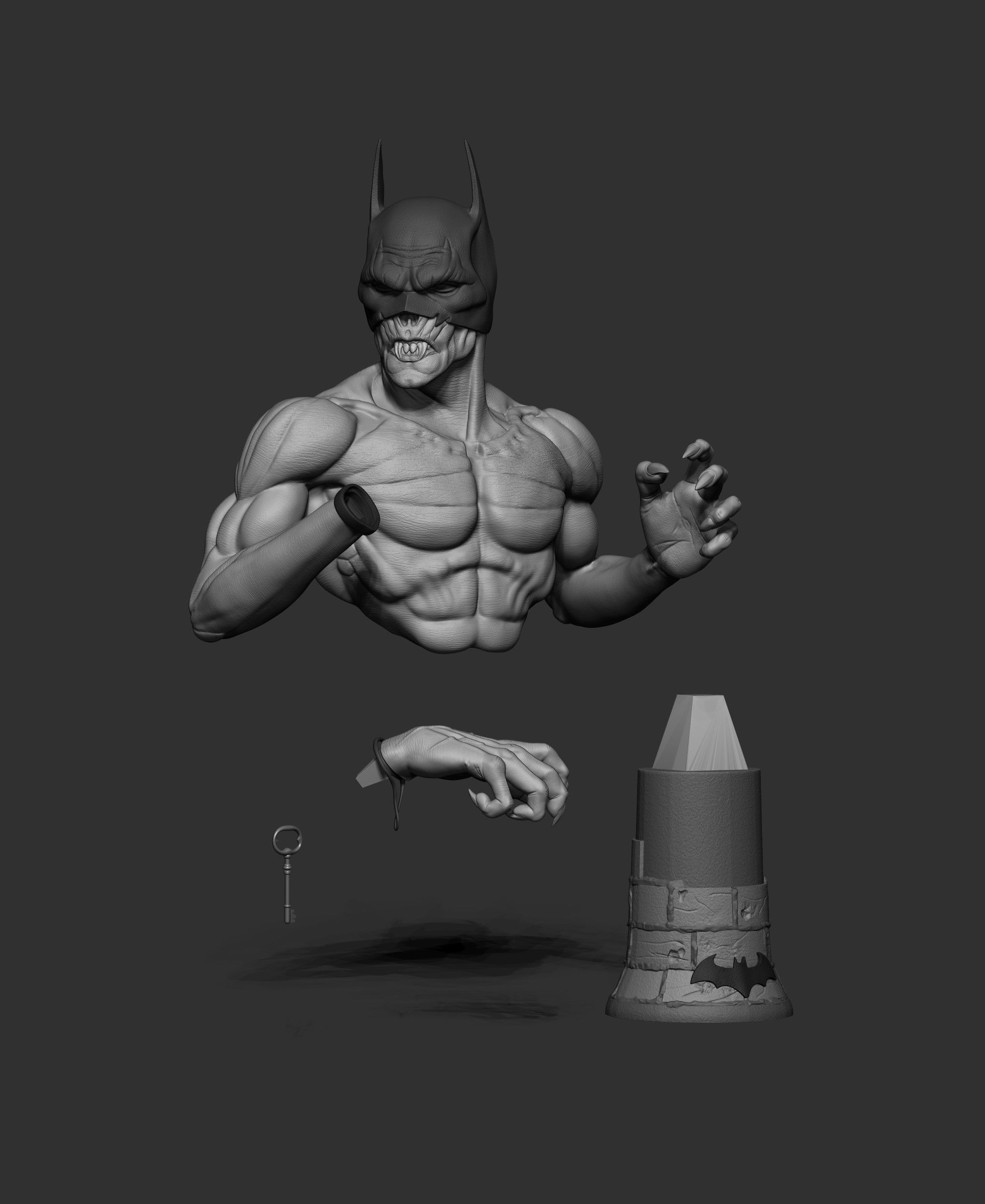 Batman Dracula 3D print model_4