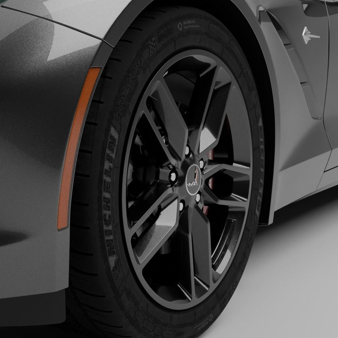 Corvette Stingray 3D model_2