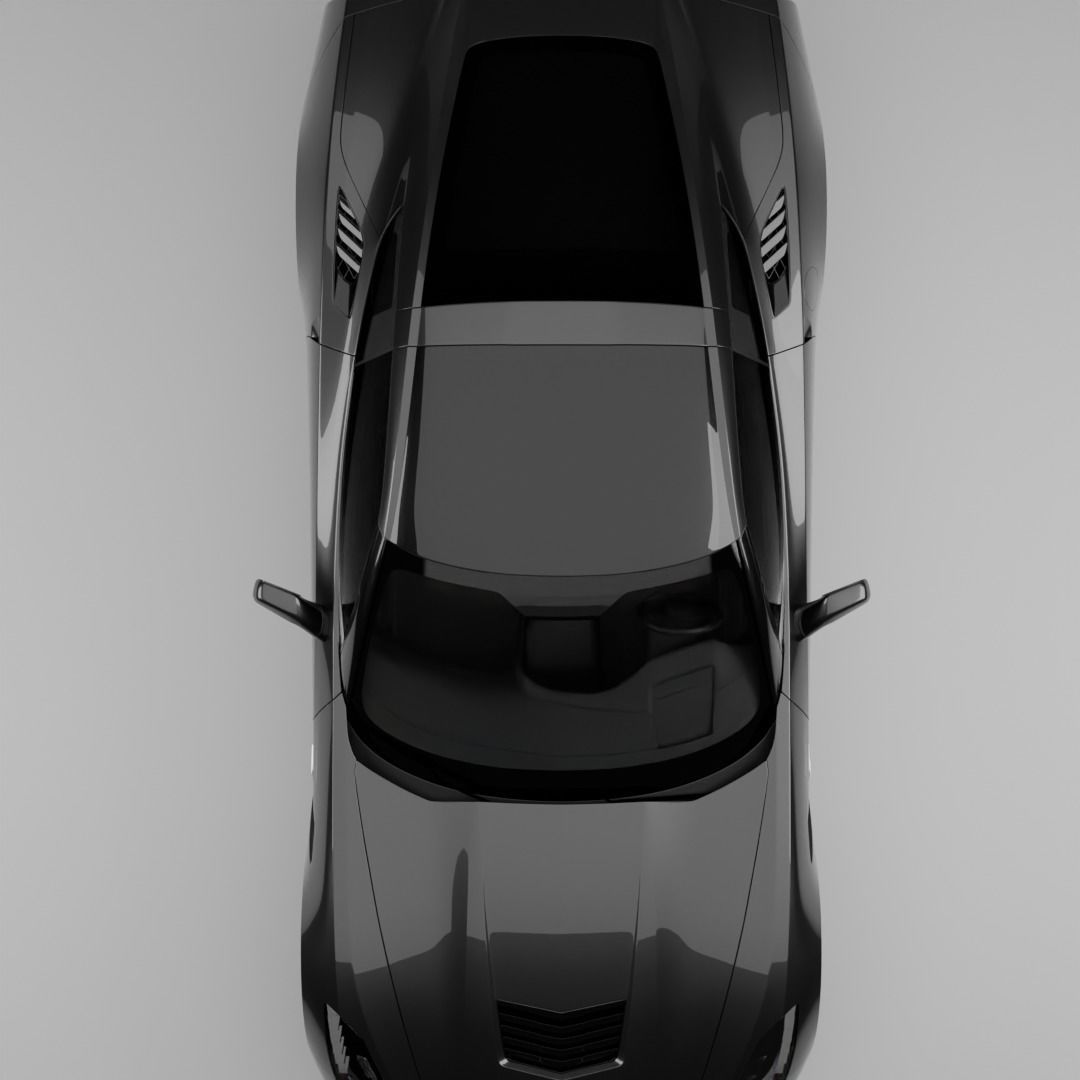 Corvette Stingray 3D model_3
