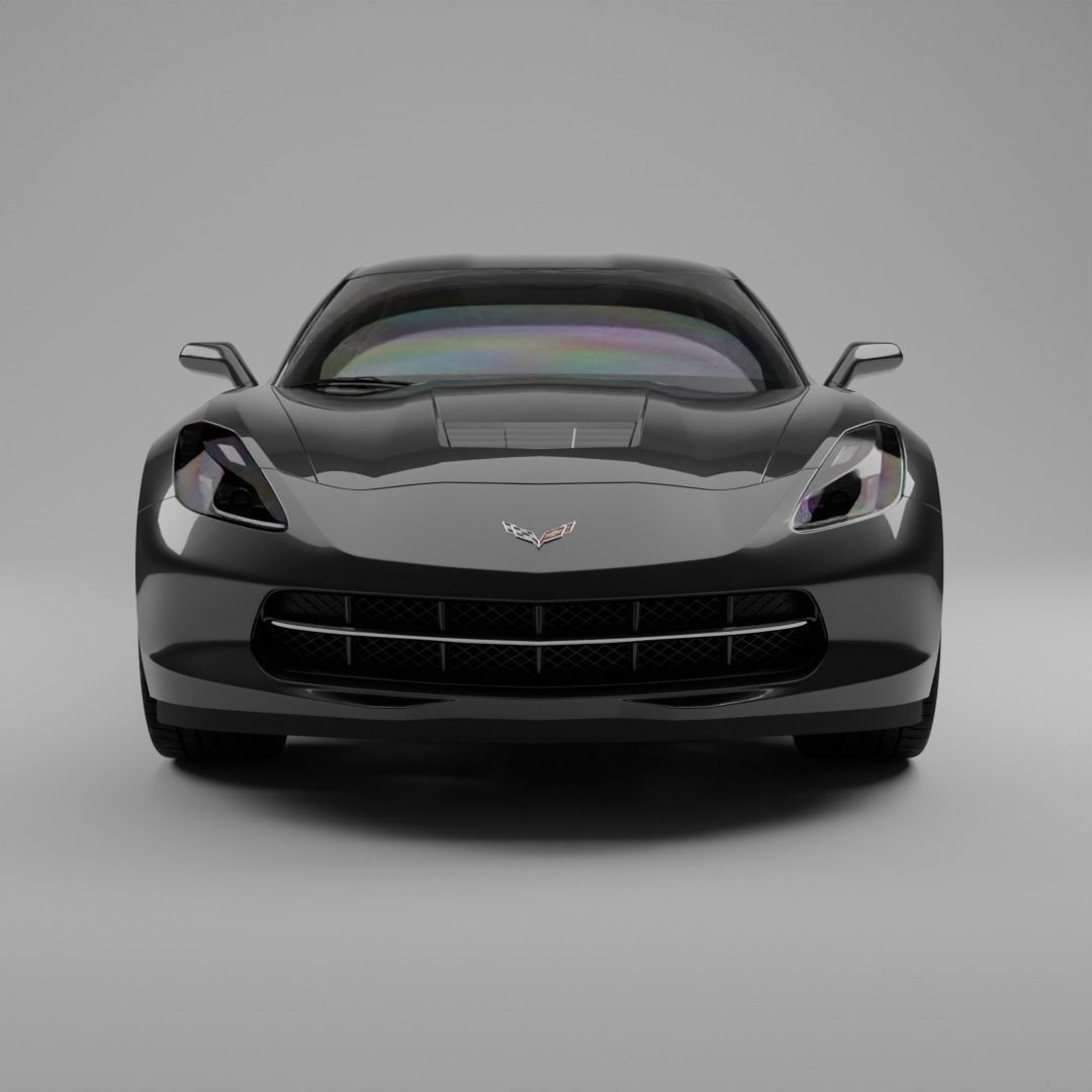 Corvette Stingray 3D model_1