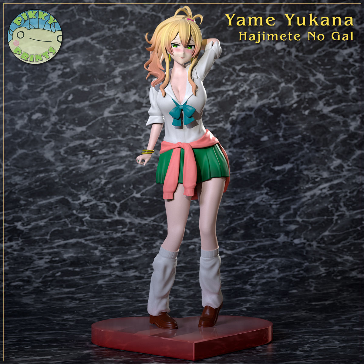 Yame Yukana - Hajimete No Gal 3D model 3D printable | CGTrader