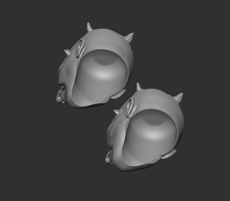 Darth Maul - Headsculpt for Action Figure 3D print model_3