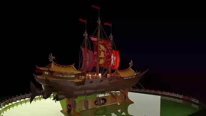 Chinese junk ship  